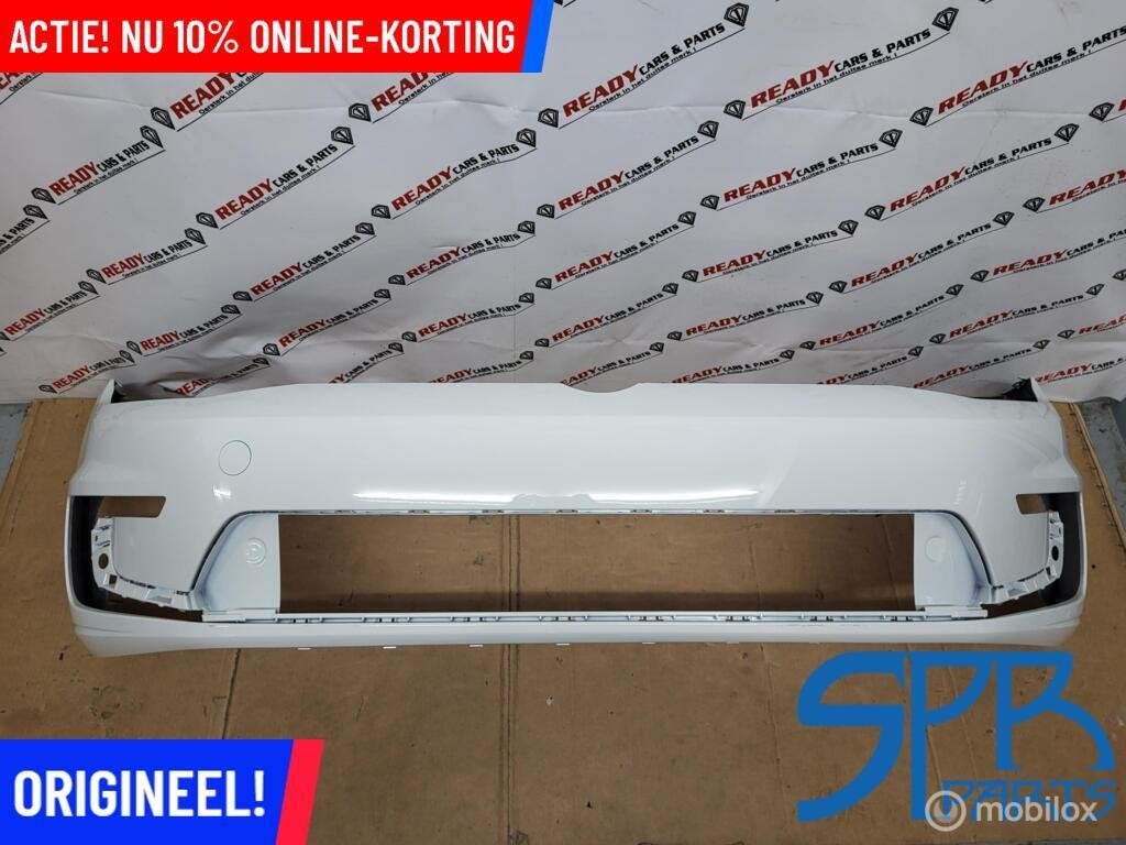 Voorbumper GOLF 7 FACELIFT E-GOLF 5GE807221C LC9A PURE WHITE, Nieuw, Ophalen of Verzenden, Bumper, Volkswagen