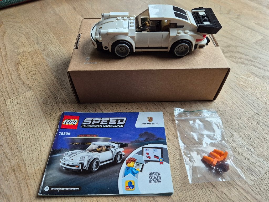 Lego speed champions 75895 Porsche 911 turbo 3.0, Gebruikt, Lego, Compleet, Complete set