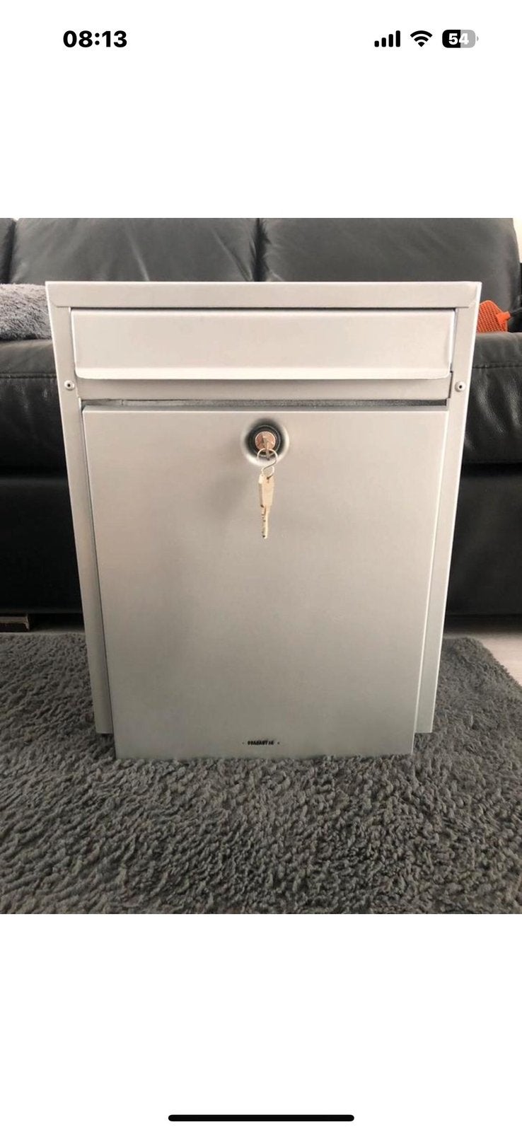 Te koop: nette Brievenbus van Brabant met twee sleutels, Ophalen of Verzenden, Zo goed als nieuw, Rvs