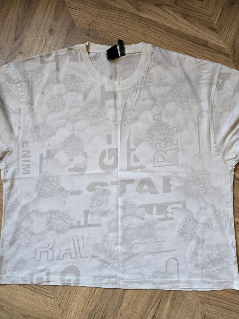 Wit t-shirt van g-star maat M, Kleding | Dames, Maat 38/40 (M), Wit, Ophalen of Verzenden, Zo goed als nieuw