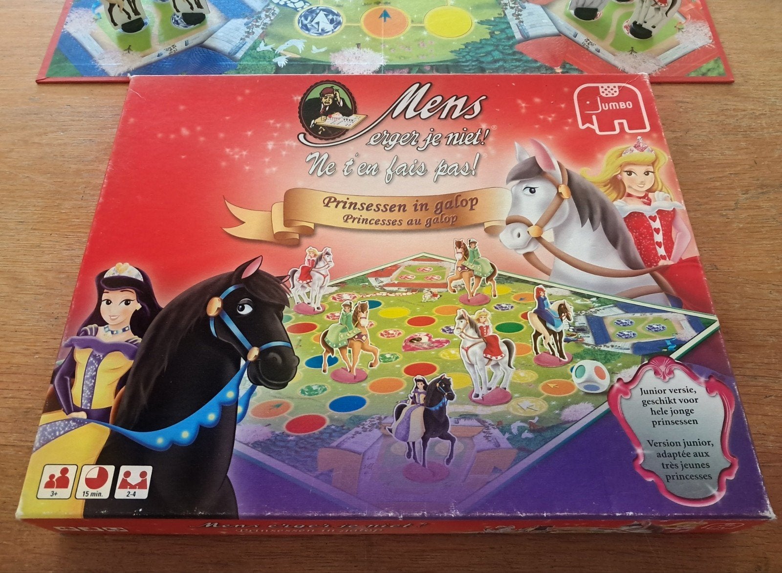 Mens Erger Je Niet! Prinsessen in Galop - Jumbo, Drie of vier spelers, Ophalen of Verzenden, Gebruikt, Jumbo