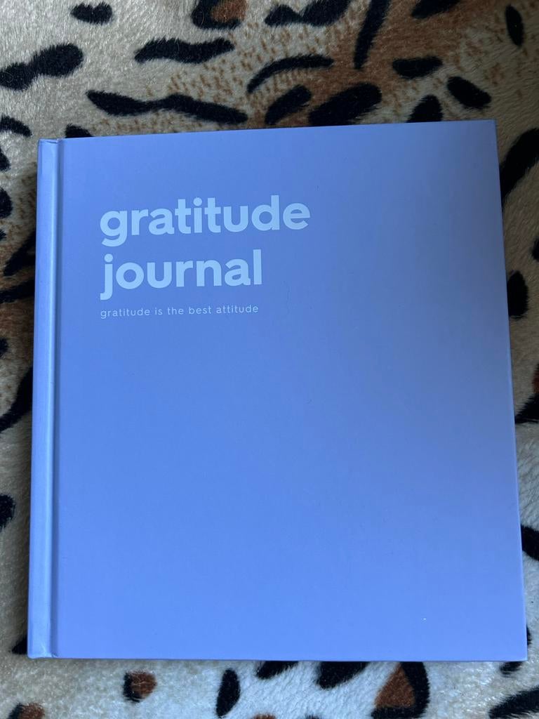Dagboek-dankbaarheid/ gratitude journal blauw, Ophalen of Verzenden, Nieuw