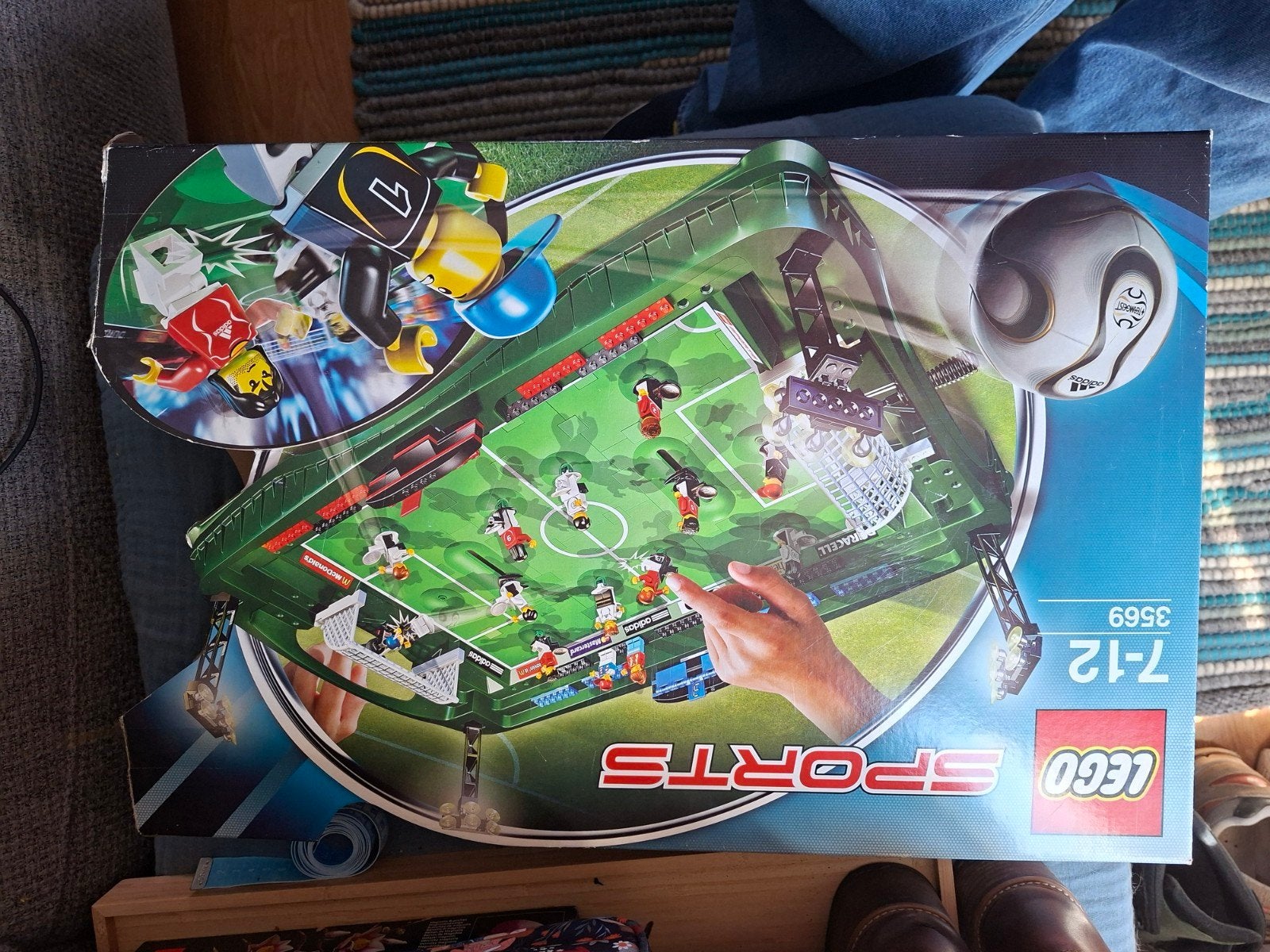 Lego Sports Voetbal Set 3569 - met doos en boekje, Gebruikt, Overige thema's, Lego, Ophalen of Verzenden