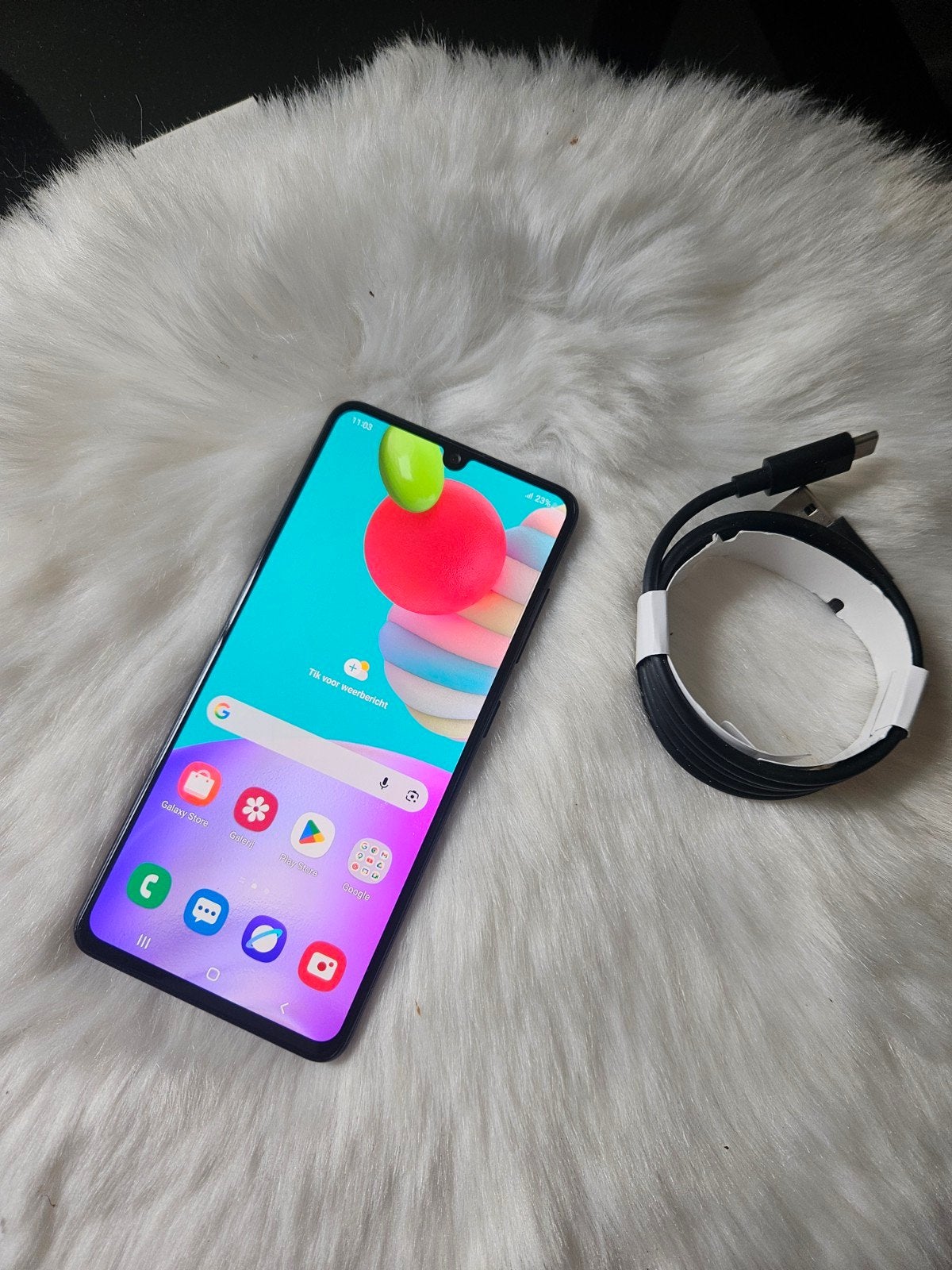 Samsung Galaxy A41 64gb dual-sim inc lader zo goed als nieuw, Zwart, Ophalen of Verzenden, Zo goed als nieuw, 64 GB