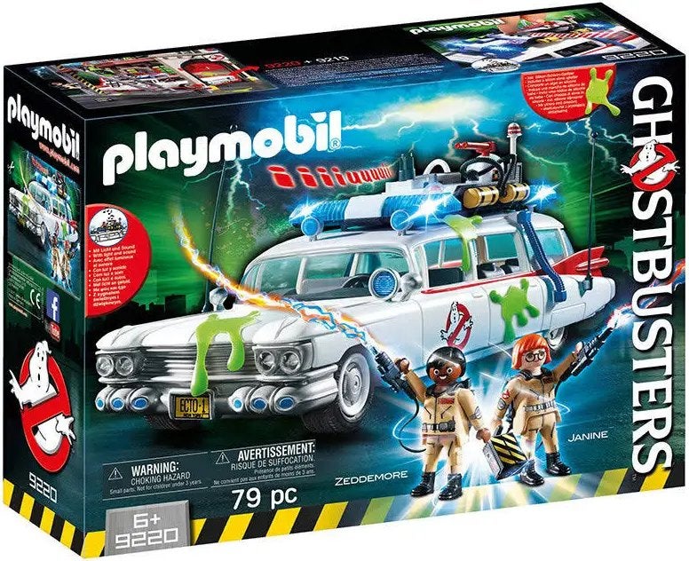 Playmobil 9220 Ghostbusters Ecto-1 (Complete set), Complete set, Voertuig, Ophalen of Verzenden, Zo goed als nieuw