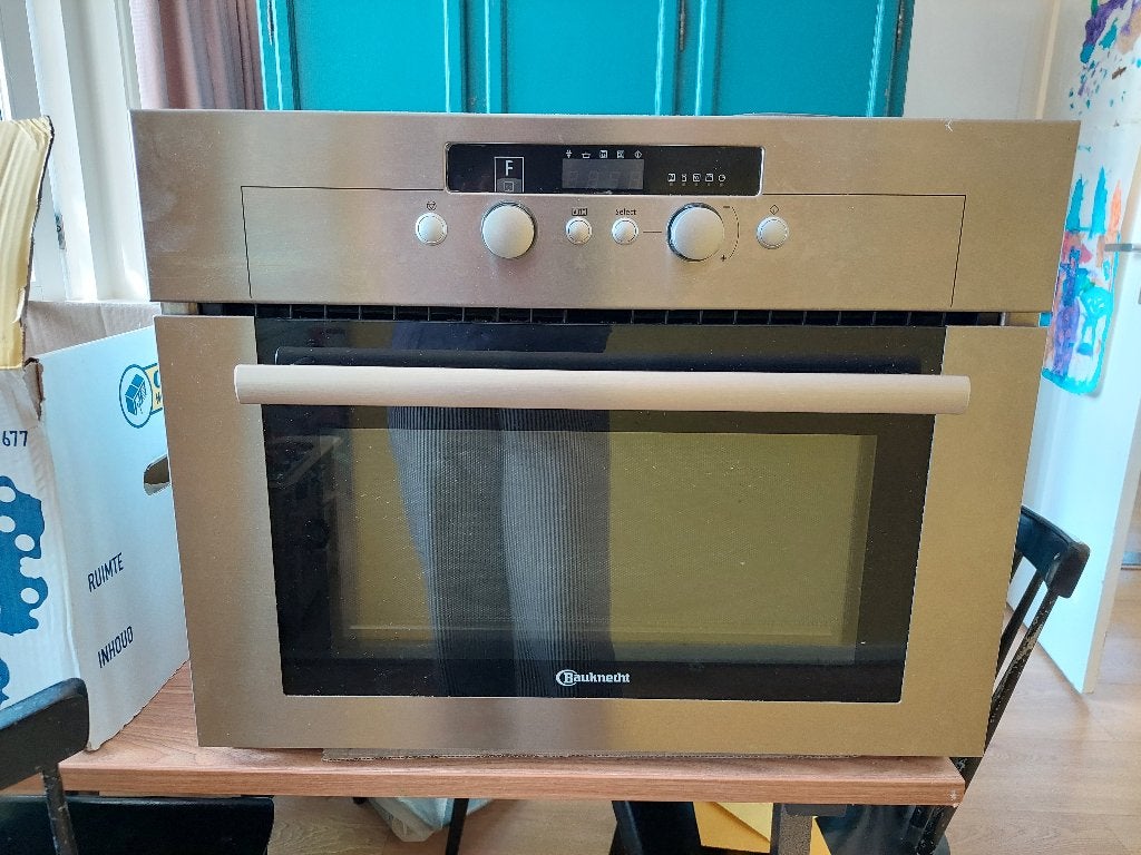 Inbouw combi oven Bauknecht, Ophalen, 50 tot 100 cm, Zo goed als nieuw, Minder dan 100 cm