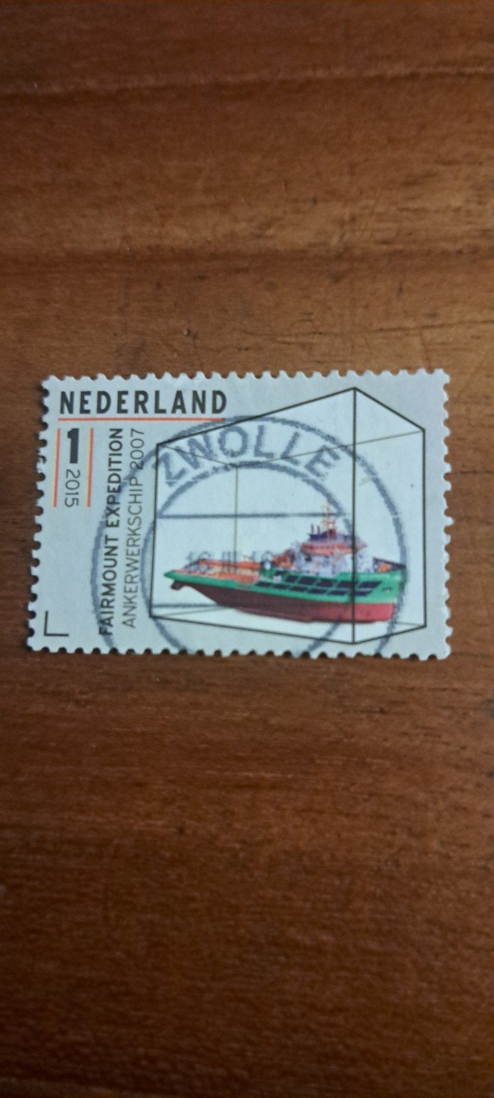 Zegel Scheepsmodellen. Gestempeld. 2015 ., Ophalen of Verzenden