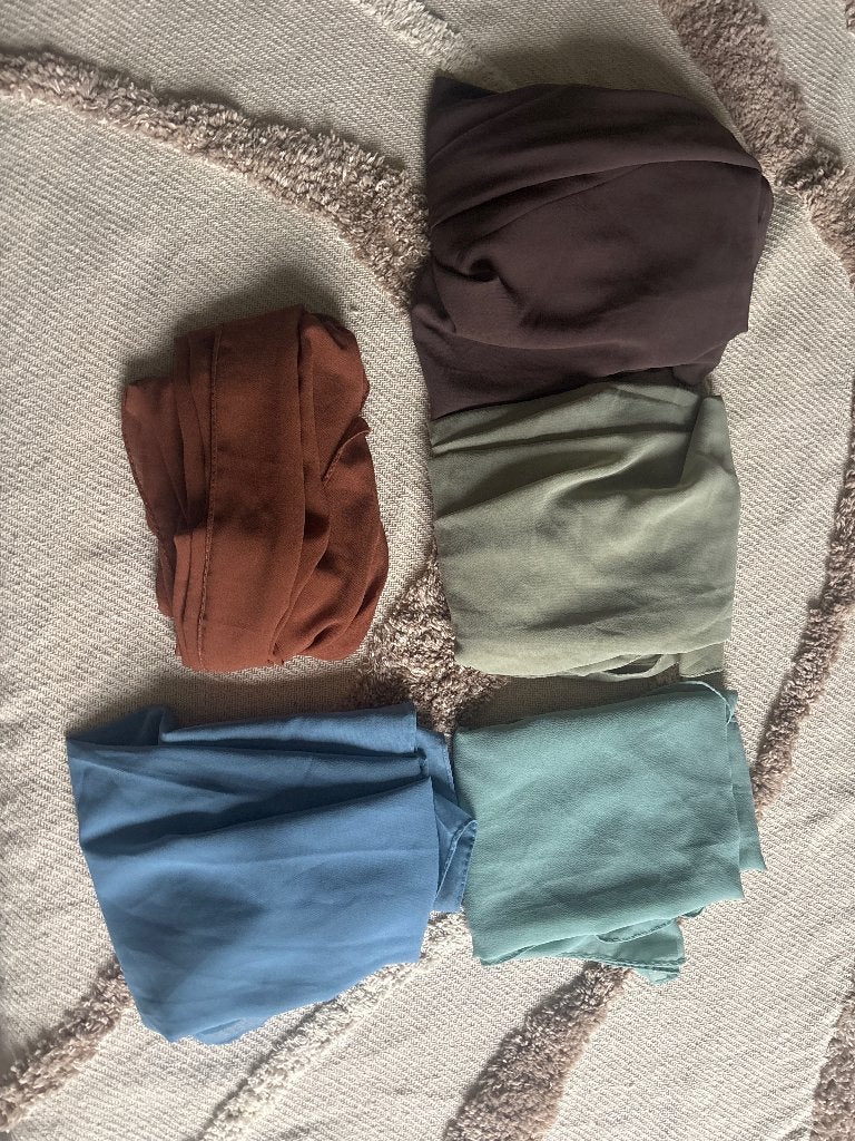 Kleurrijke zomer hoofddoeken polyester, Ophalen, Zo goed als nieuw, Sjaal