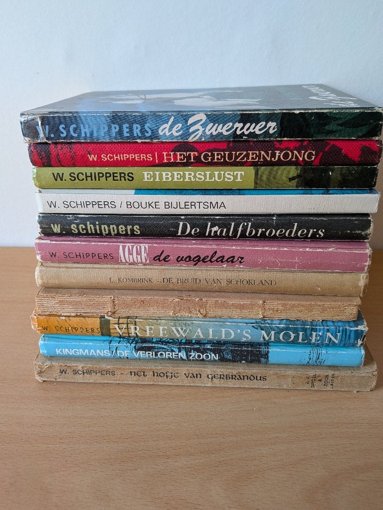 W.Schippers diverse titels, Gelezen, Ophalen of Verzenden, Nederland, W. Schippers