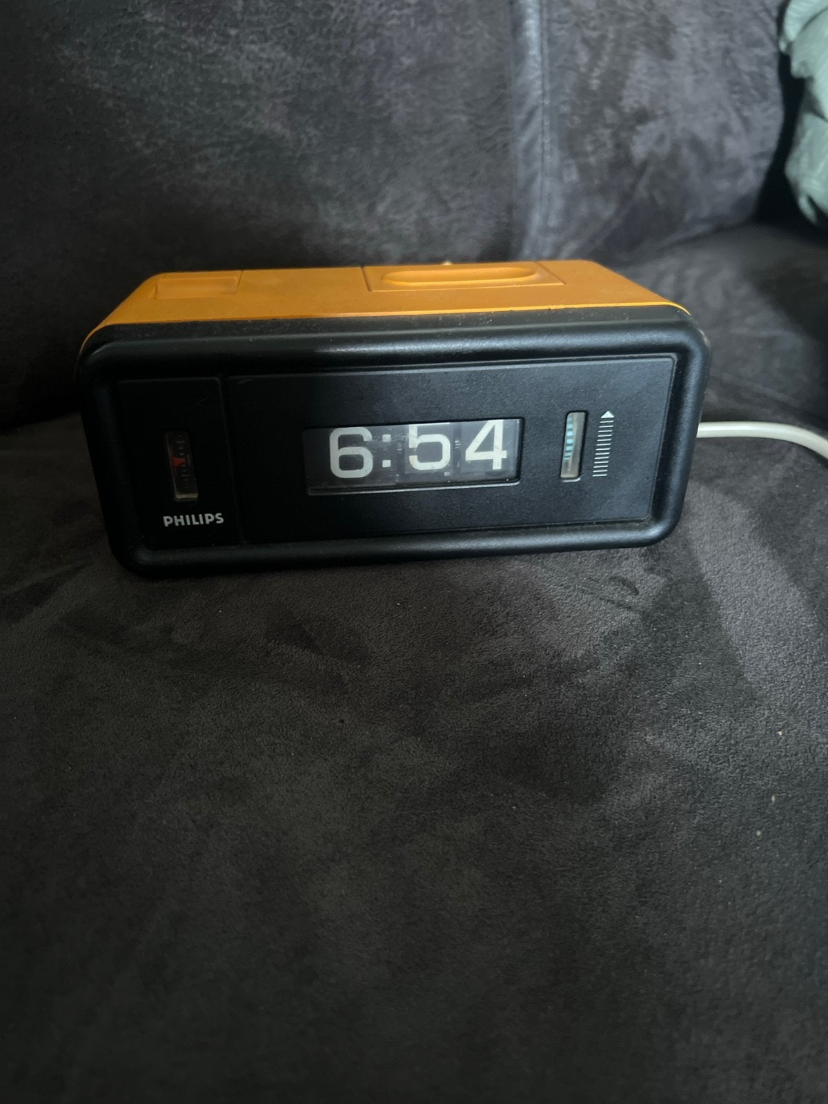 Vintage Philips wekker jaren 70 goed werkend, Verzamelen, Retro, Ophalen