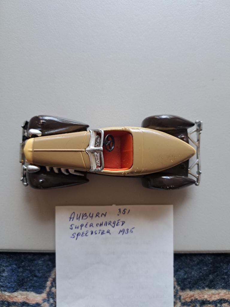 Auburn 351 Super Charged Speedster 1935 modelauto, Ophalen of Verzenden, Gebruikt, Auto