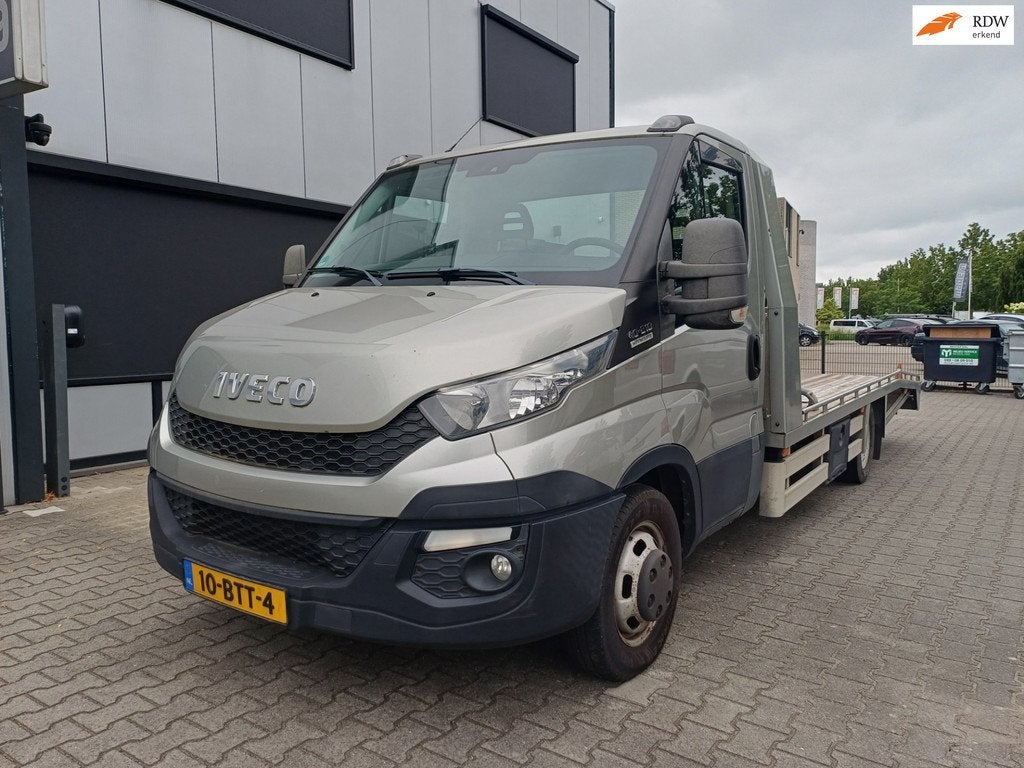 Iveco 40C21 AUTOTRANSPORTER / AUTOMAAT/210PK/OPRIJWAGEN/WITT, Auto's, Vrachtwagens, Bedrijf, Te koop, ABS, Airbags, Airconditioning