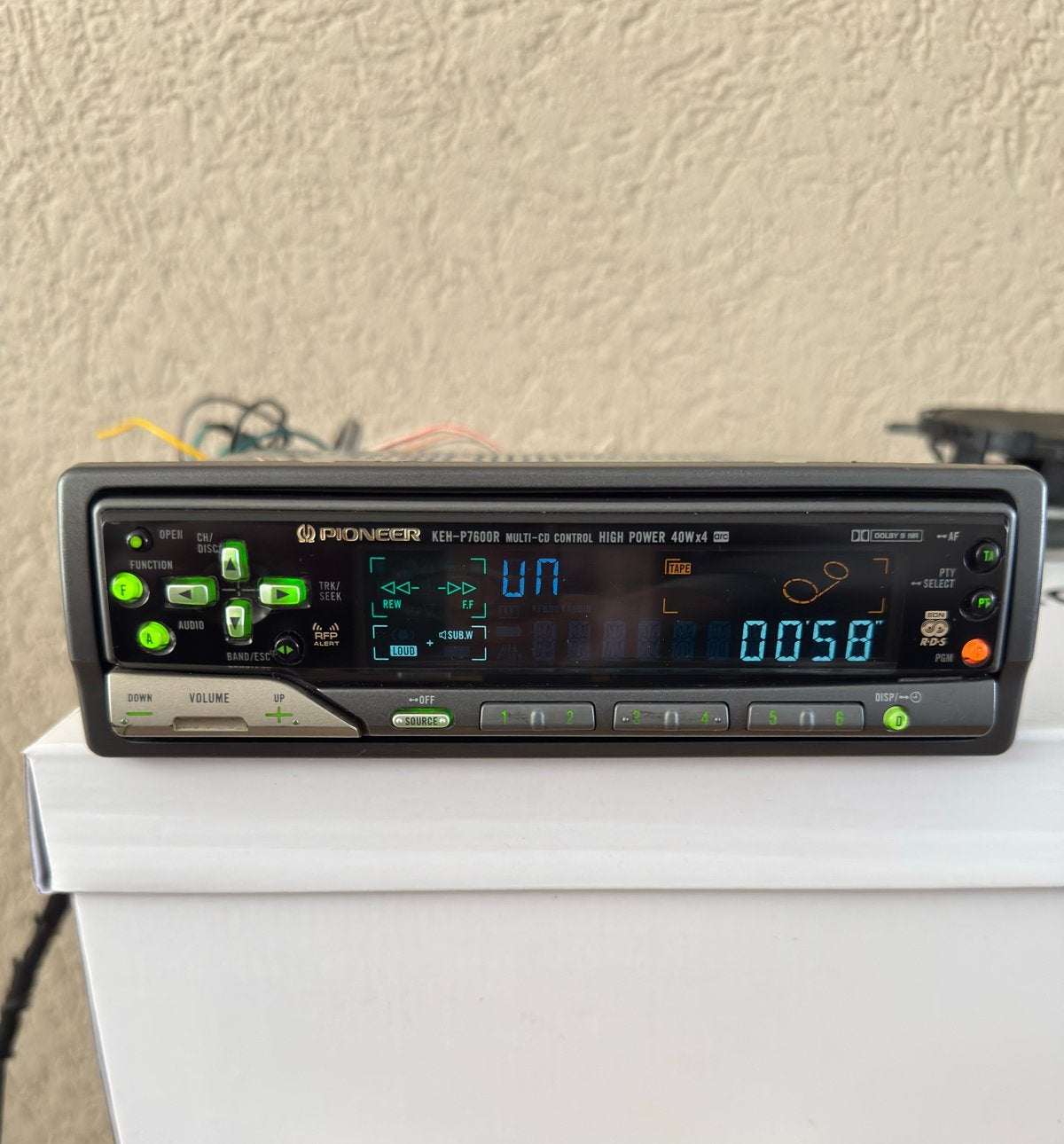 Pioneer KEH-P7600R Autoradio met Bluetooth module, Auto diversen, Ophalen of Verzenden, Zo goed als nieuw
