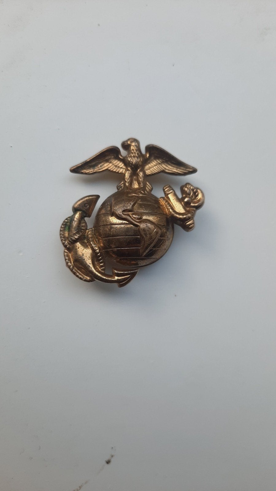 US Marine Corps Embleem - Eagle, Globe, and Anchor, Ophalen of Verzenden, Overige soorten, Amerika, Embleem of Badge