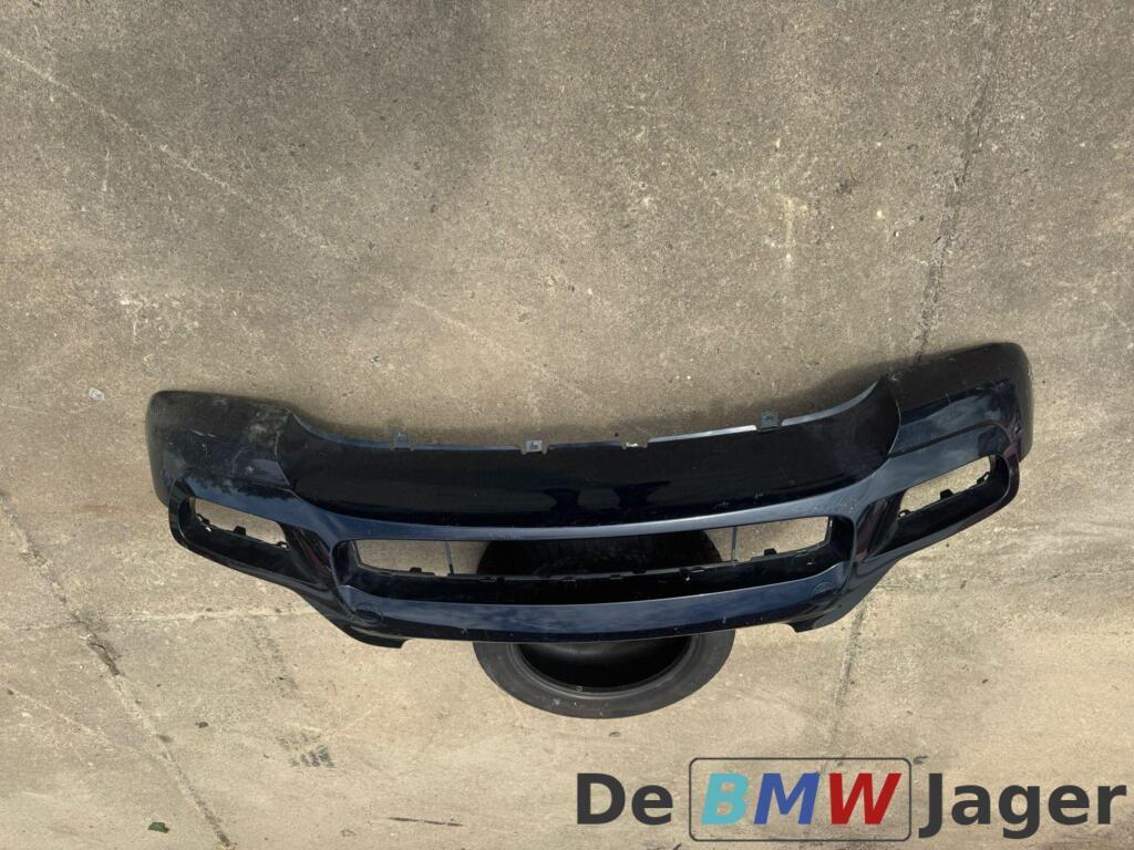 Voorbumper M pakket blauw BMW X5 E70 51138038252, Gebruikt, Voor, Ophalen of Verzenden, Bumper