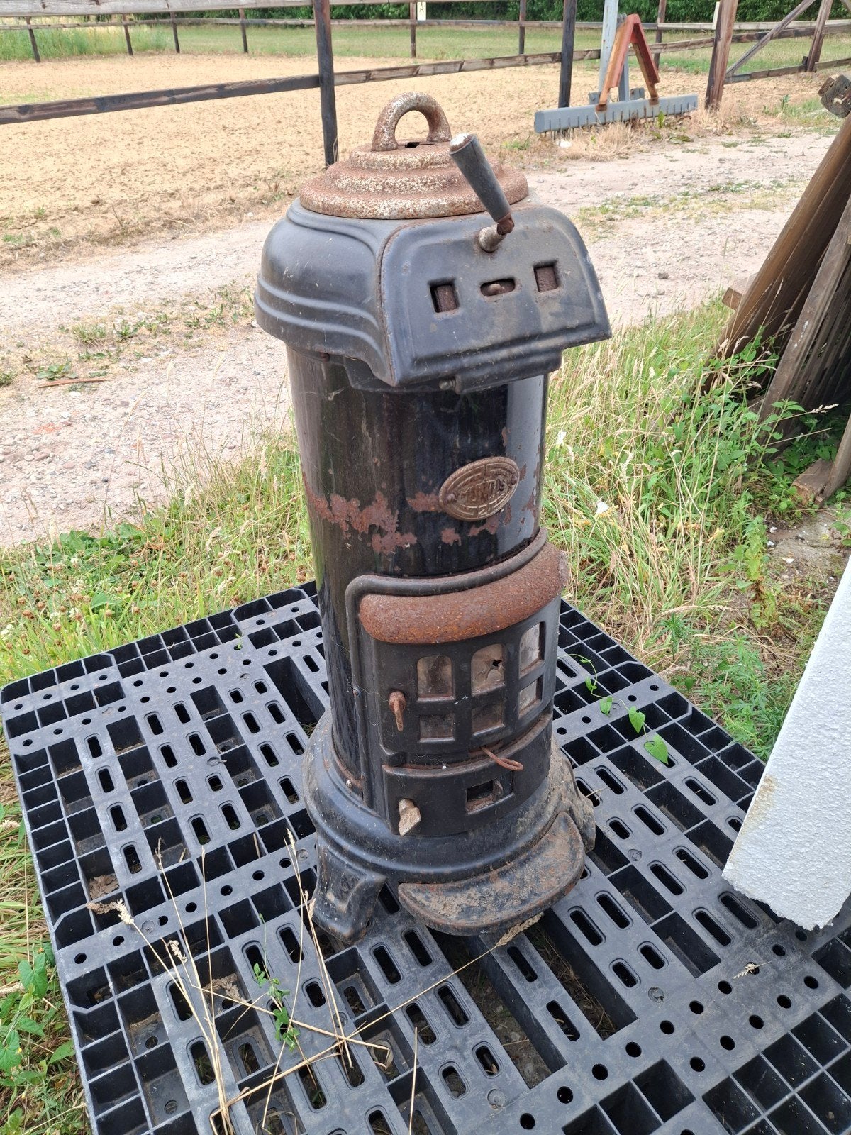 kachel, Ophalen, Gebruikt, Hout, Houtkachel