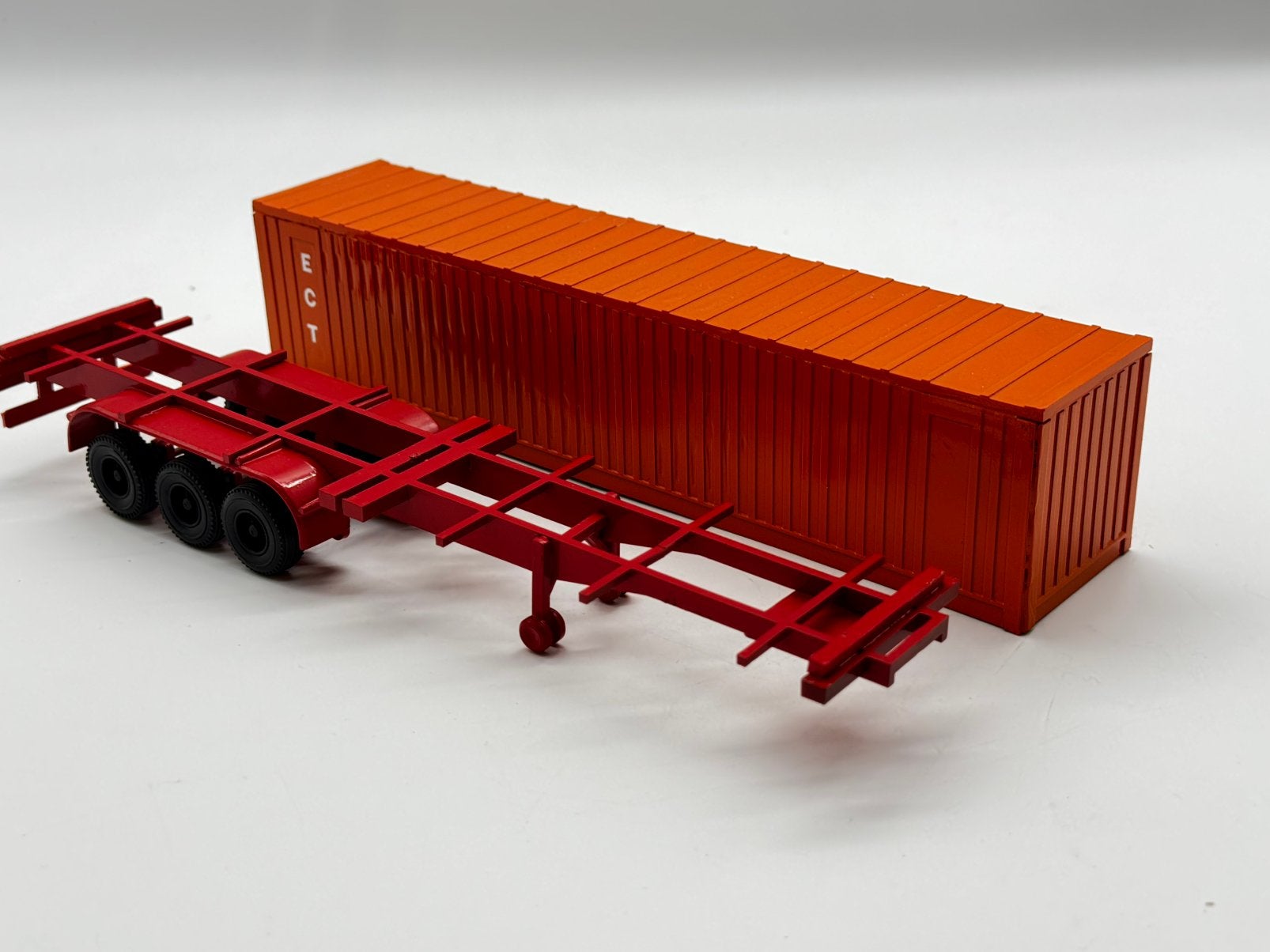 VH Model container trailer + container 40 ft., Overige merken, Gebruikt, ., Ophalen of Verzenden