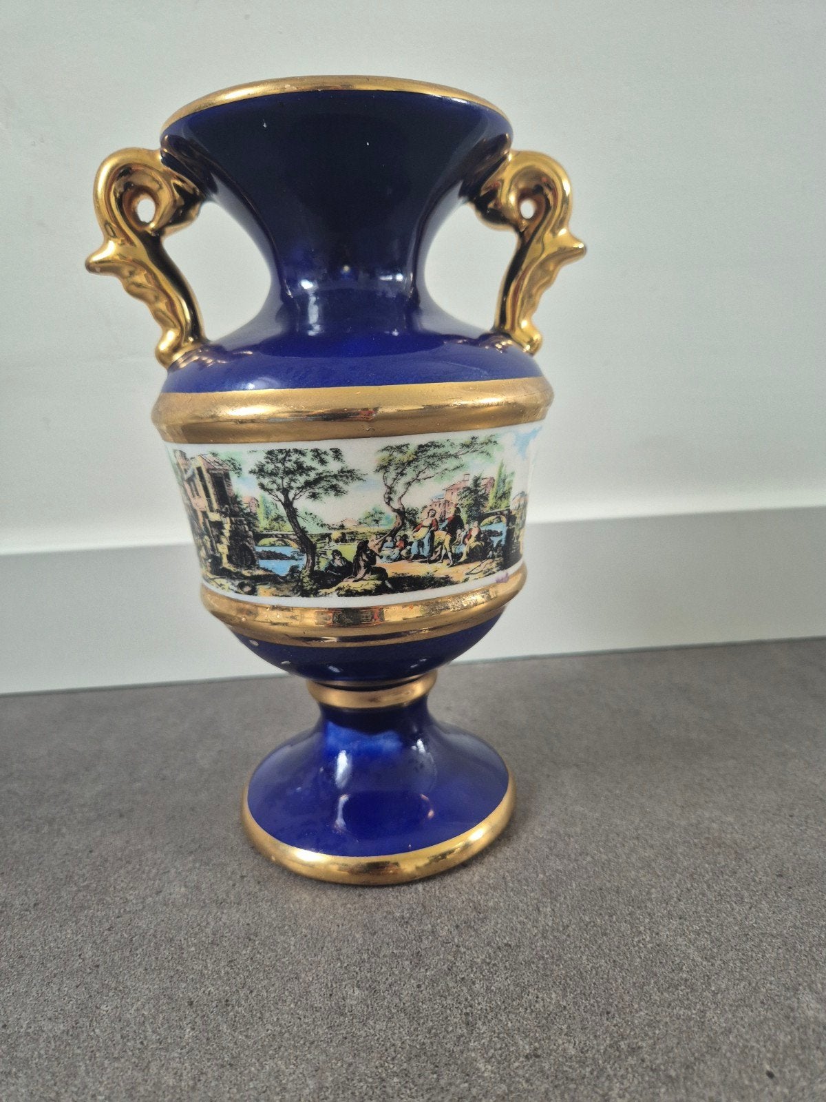vintage Italiaanse keramische vaas van Ceramica Le Torri, Antiek en Kunst, Ophalen of Verzenden