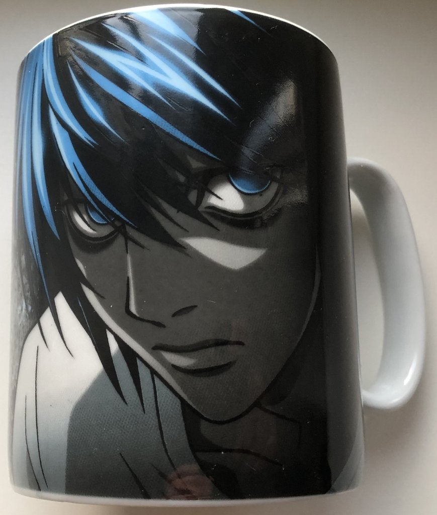 DEATH NOTE - GROTE MOK - NIEUW - 11 CM HOOG, Ophalen of Verzenden, Overige figuren, Nieuw, Gebruiksvoorwerp