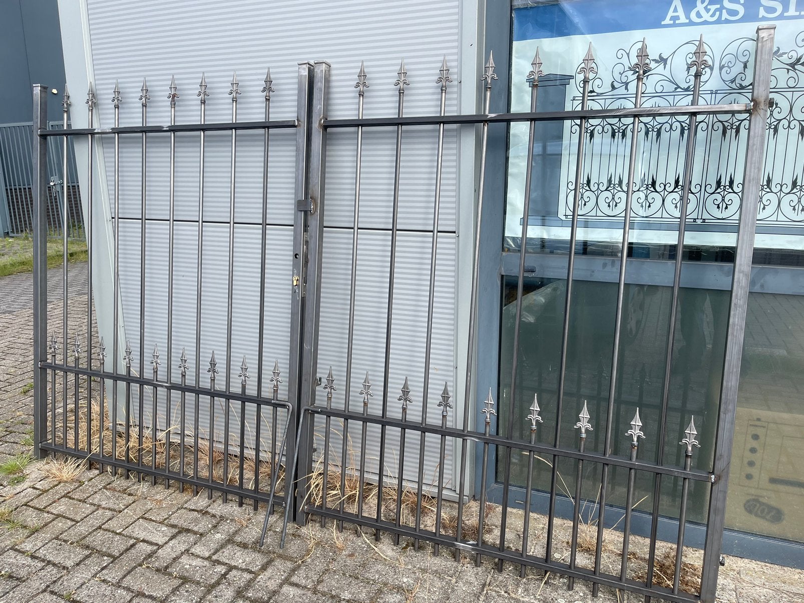 Inrijpoort 3 meter breed 1.70 hoog op maat, Tuin en Terras, Tuinhekken en Hekwerk, Ophalen of Verzenden, Nieuw, IJzer, Sierhekwerk