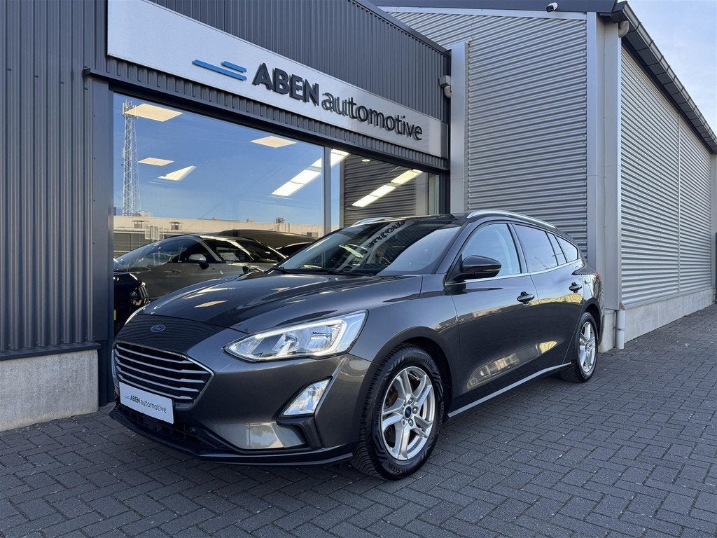 Ford Focus Wagon 1.0 EcoBoost 100PK Titanium (4-SEIZ.|CAMERA, 101 pk, Gebruikt, Zwart, 999 cc