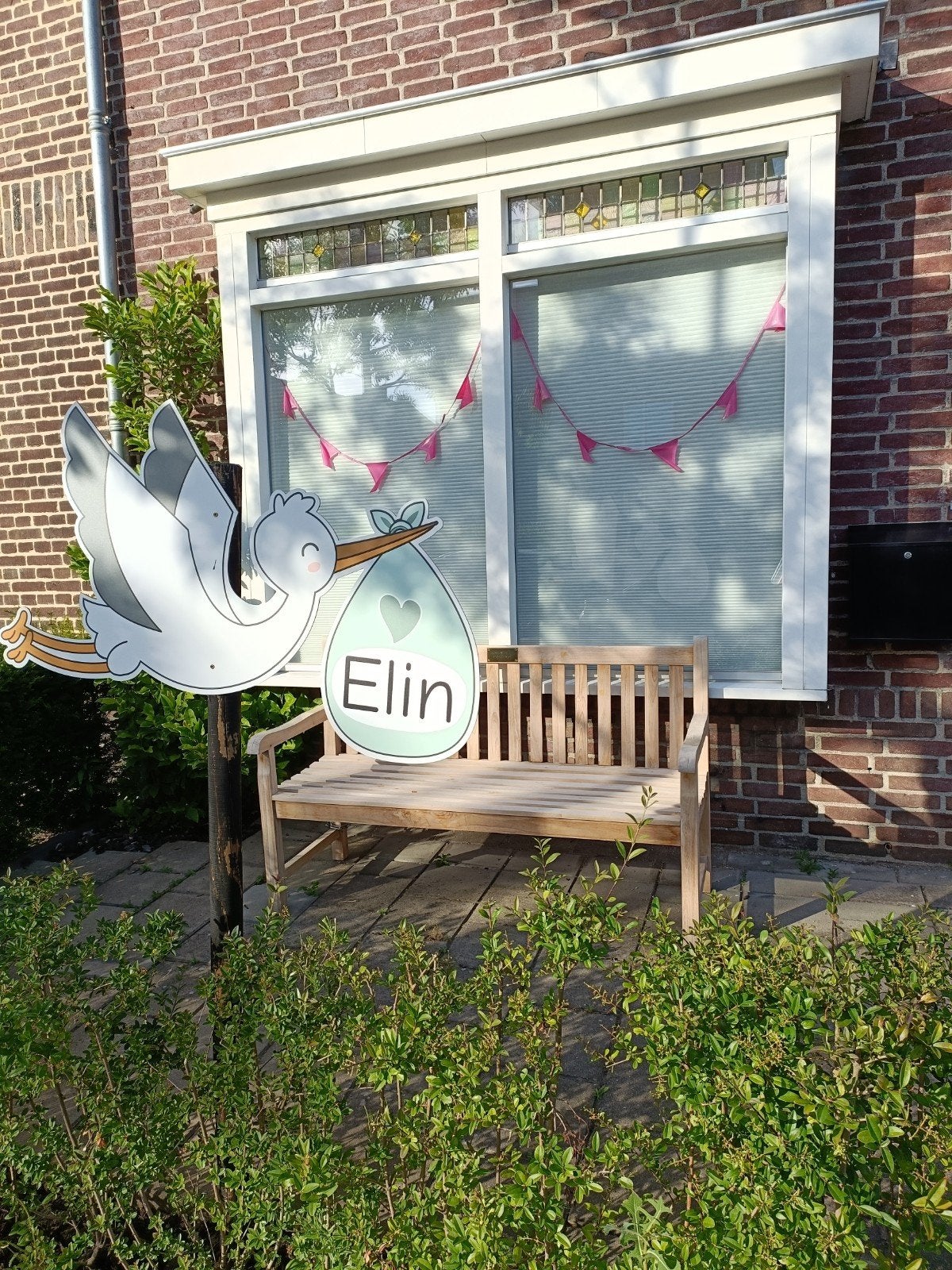 Geboorte bord, Ophalen