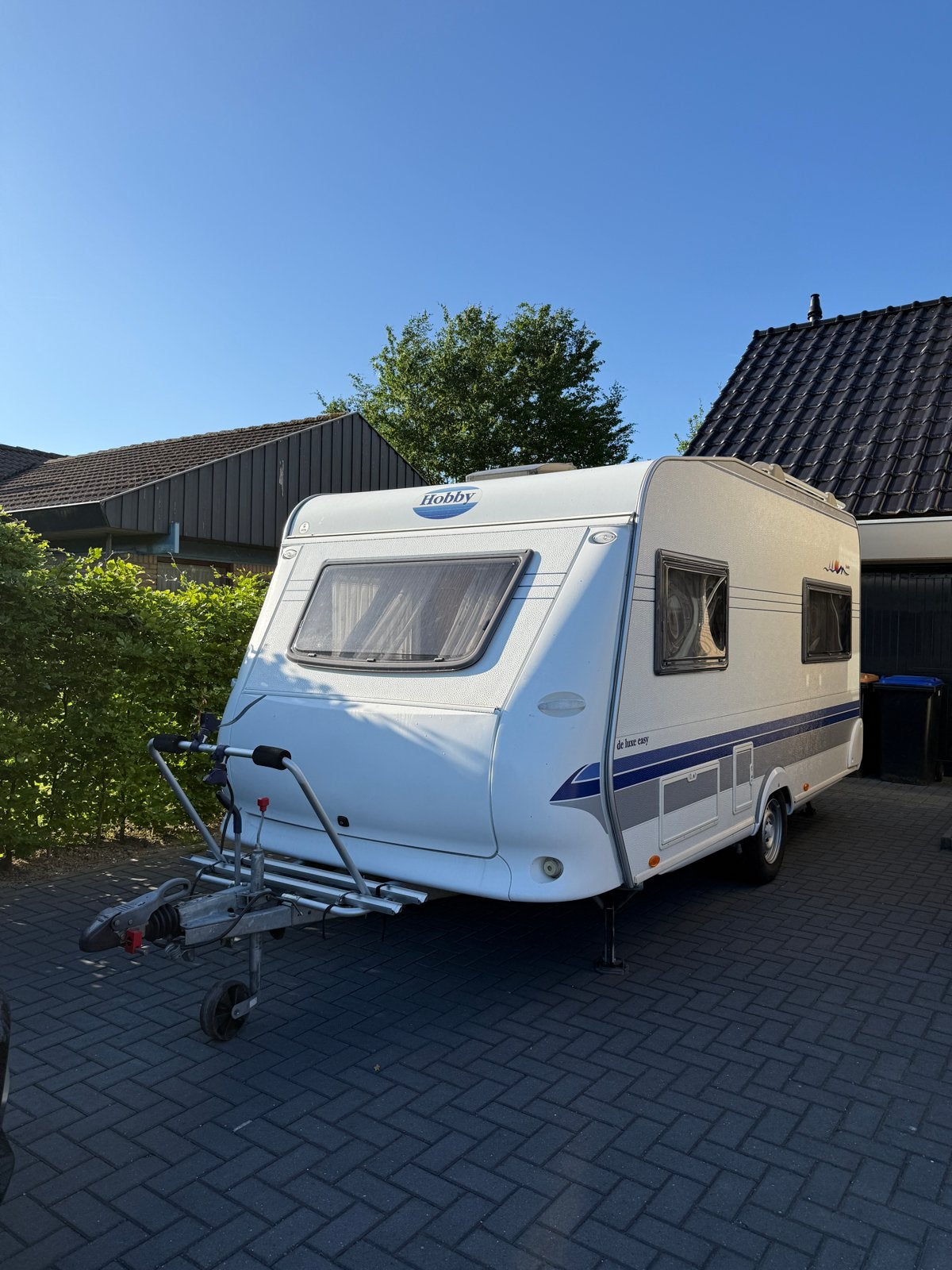 Hobby De Luxe Easy Caravan - luifel en voortent, Hobby, Omvormbare zithoek, Treinzit, Particulier