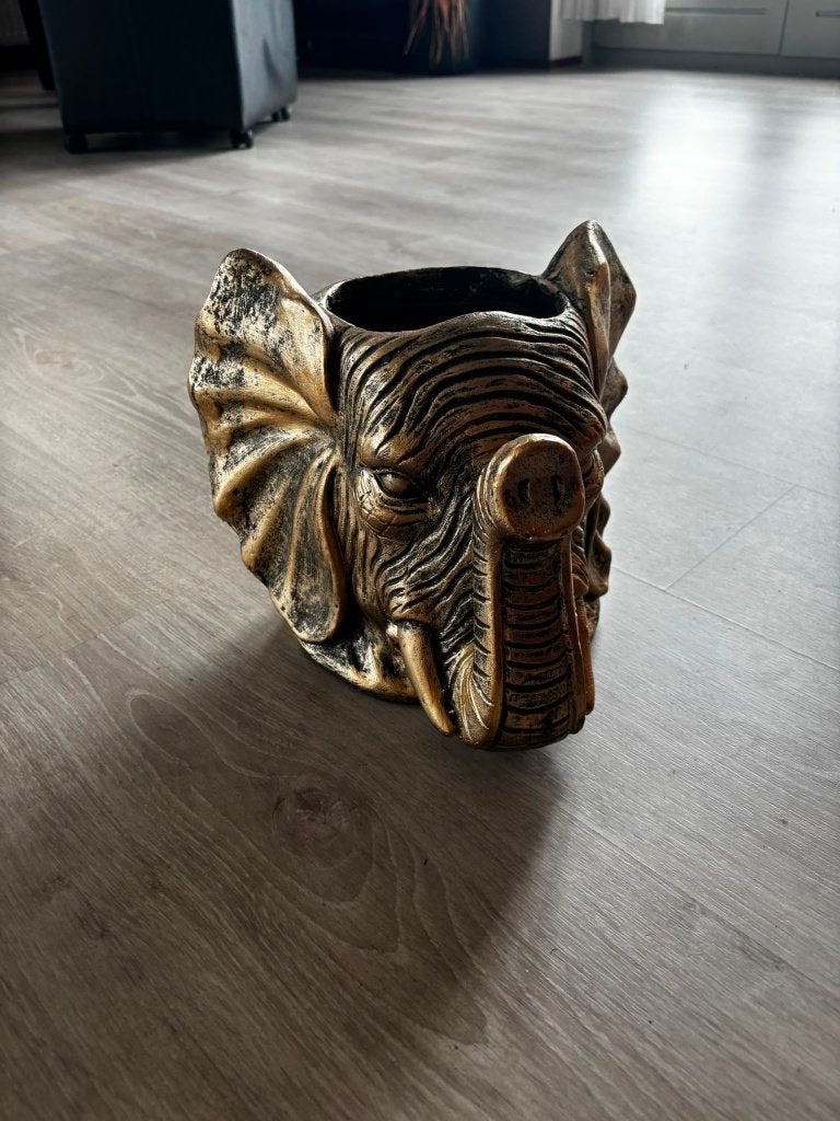 Bloemenpot, Ophalen, Rond, Binnen, Zo goed als nieuw