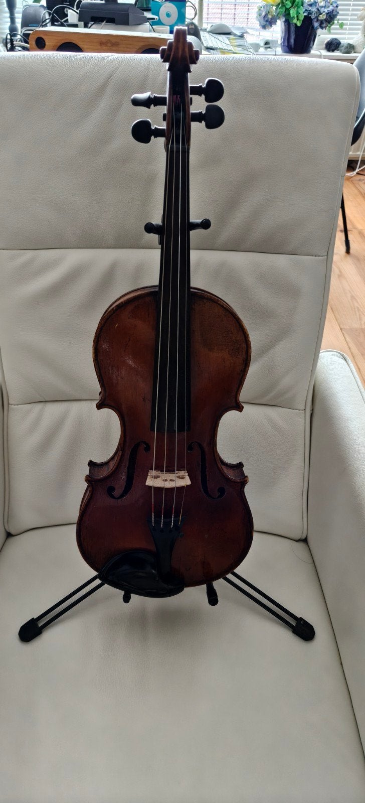 Antieke Viool met E. Werner Strijkstok - Prachtig Geluid, Muziek en Instrumenten, Strijkinstrumenten | Violen en Altviolen, Ophalen of Verzenden