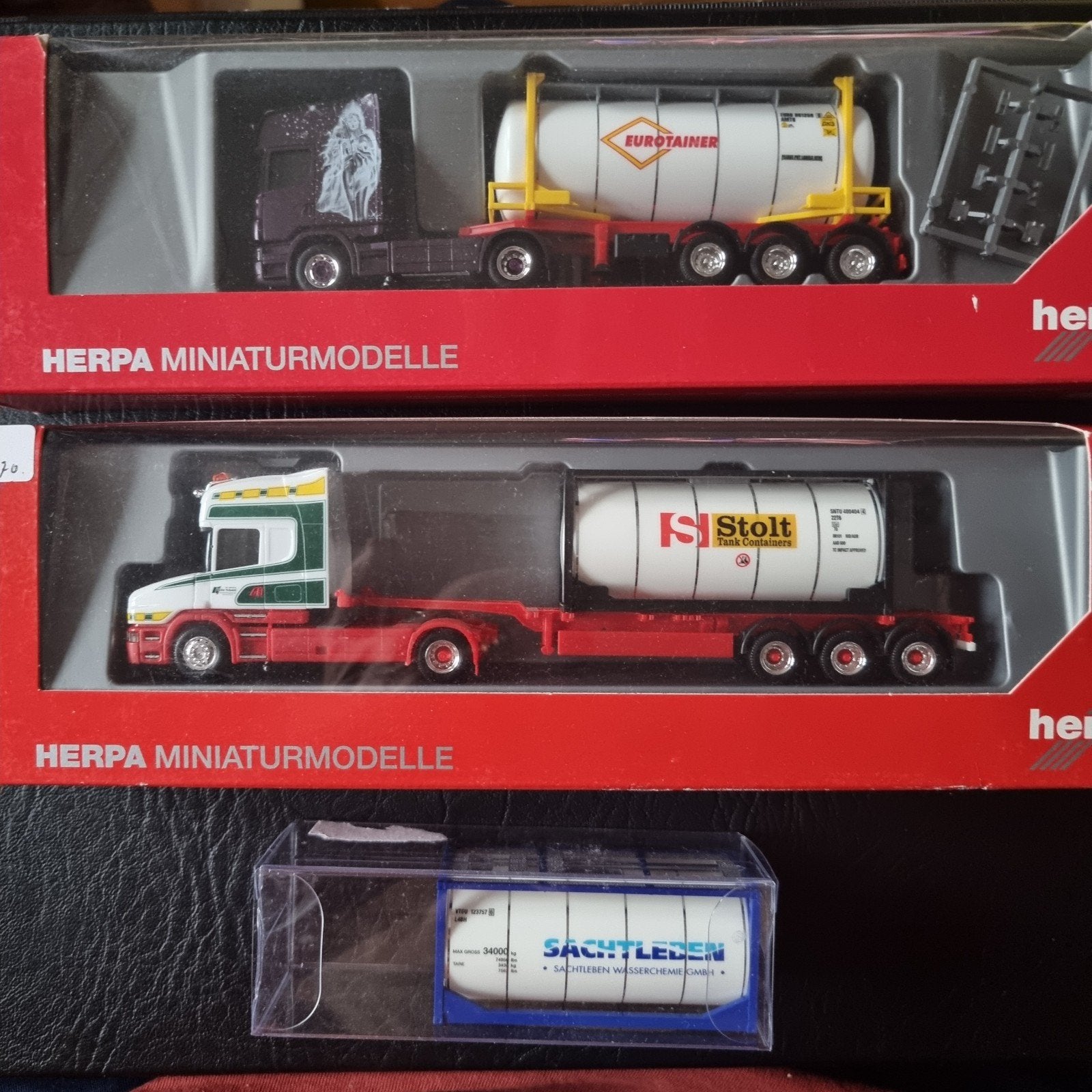 TANK COHNTAINERS EN TRUCKS 1:87, Ophalen of Verzenden, Nieuw, Bus of Vrachtwagen, Overige merken