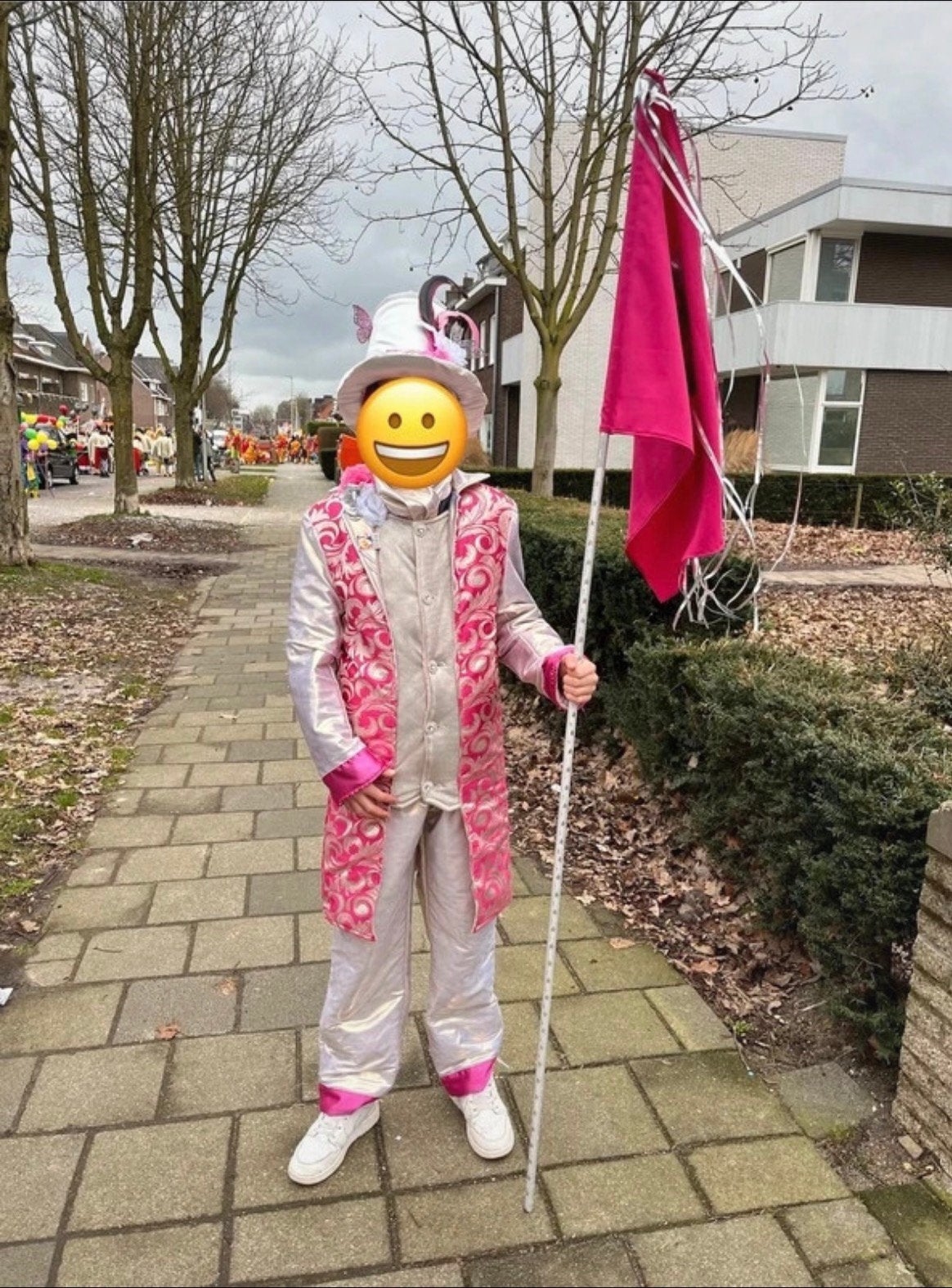 Prijswinnaar! Geweldig 2 carnavals pak heren en 3 kinderen., Ophalen of Verzenden, Zo goed als nieuw