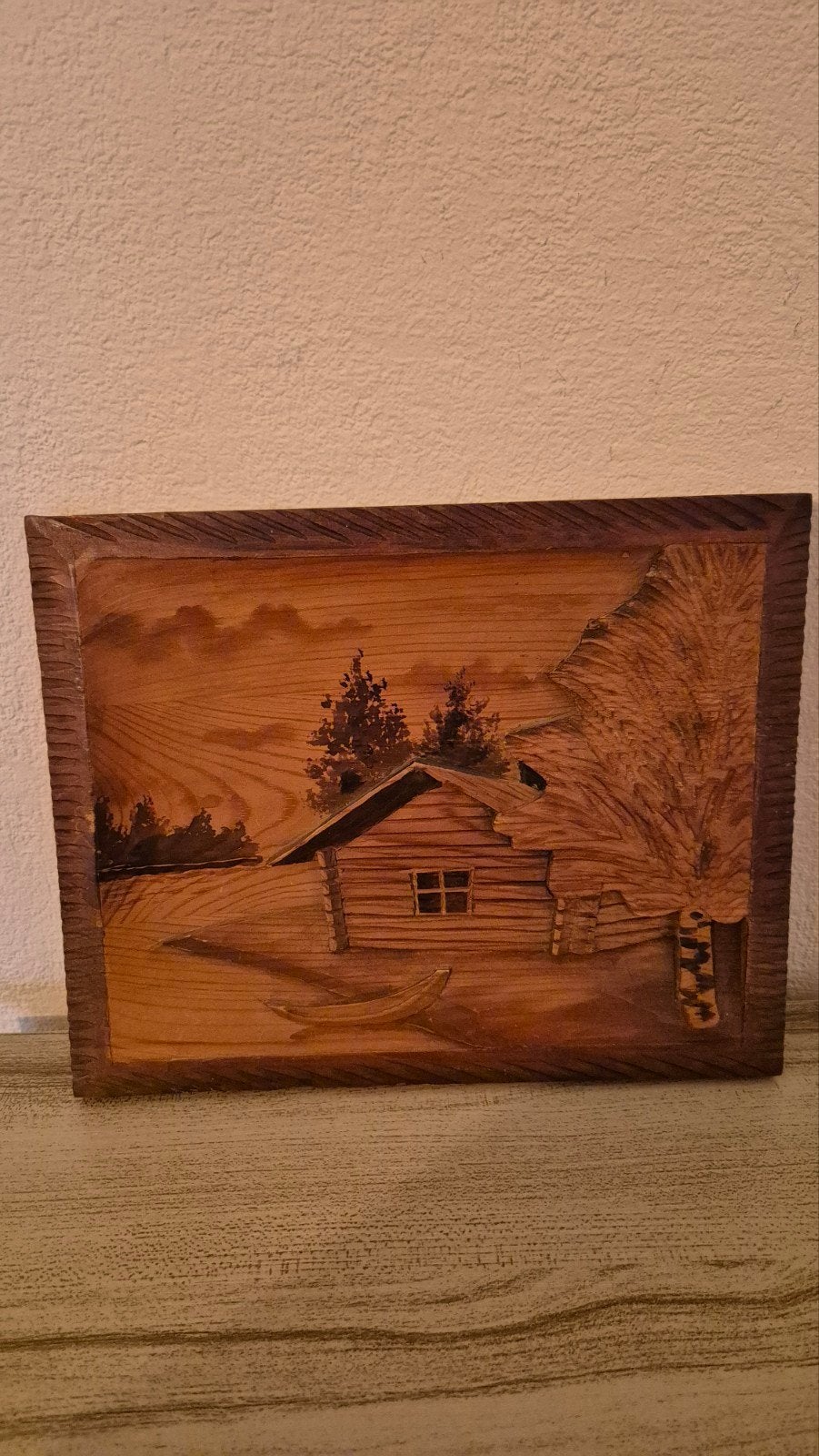 3D houten wanddecoratie, Ophalen of Verzenden