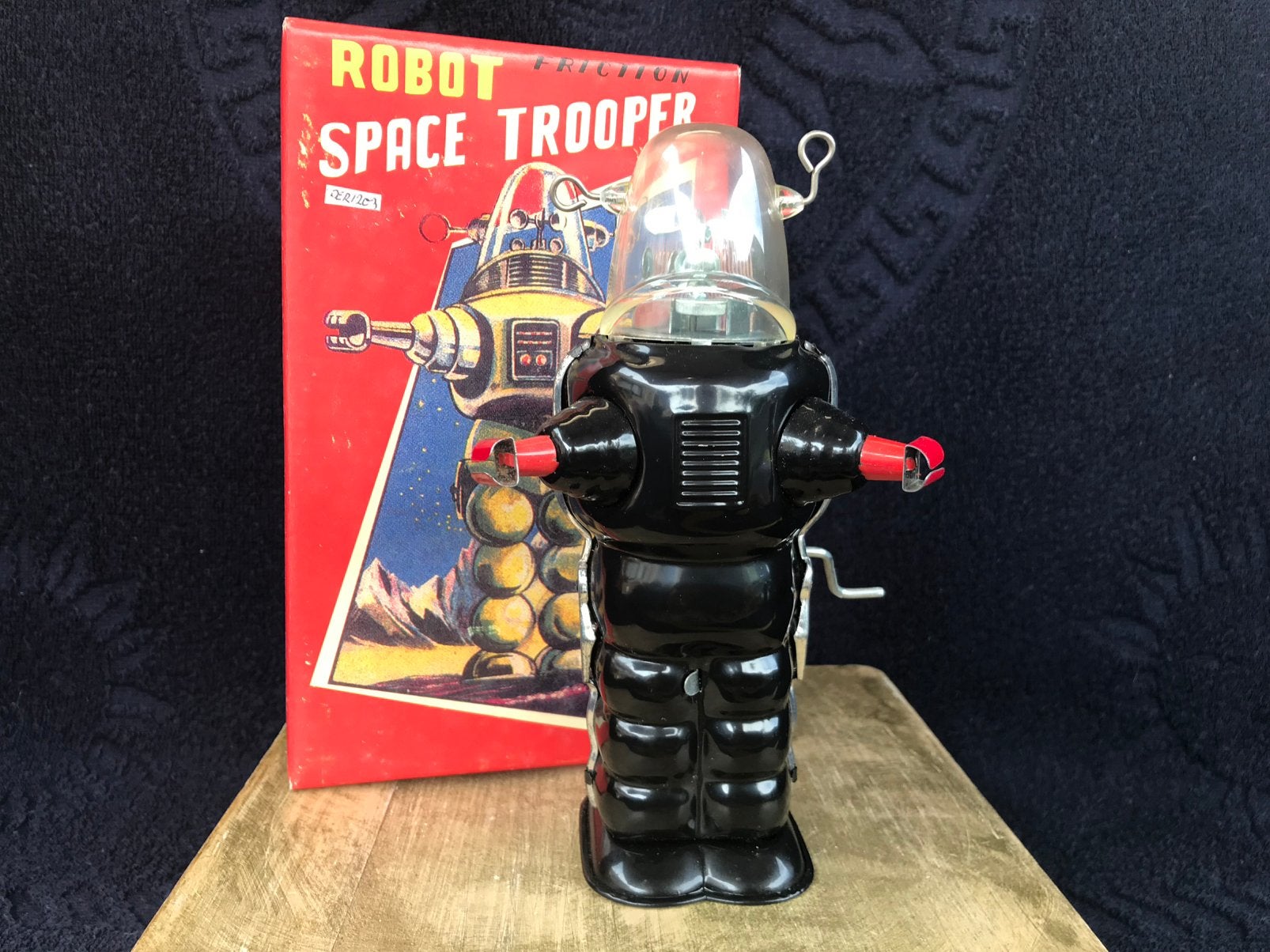 Robot Space Trooper Robby the robot blik onbespeeld in doos., Ophalen of Verzenden, Nieuw