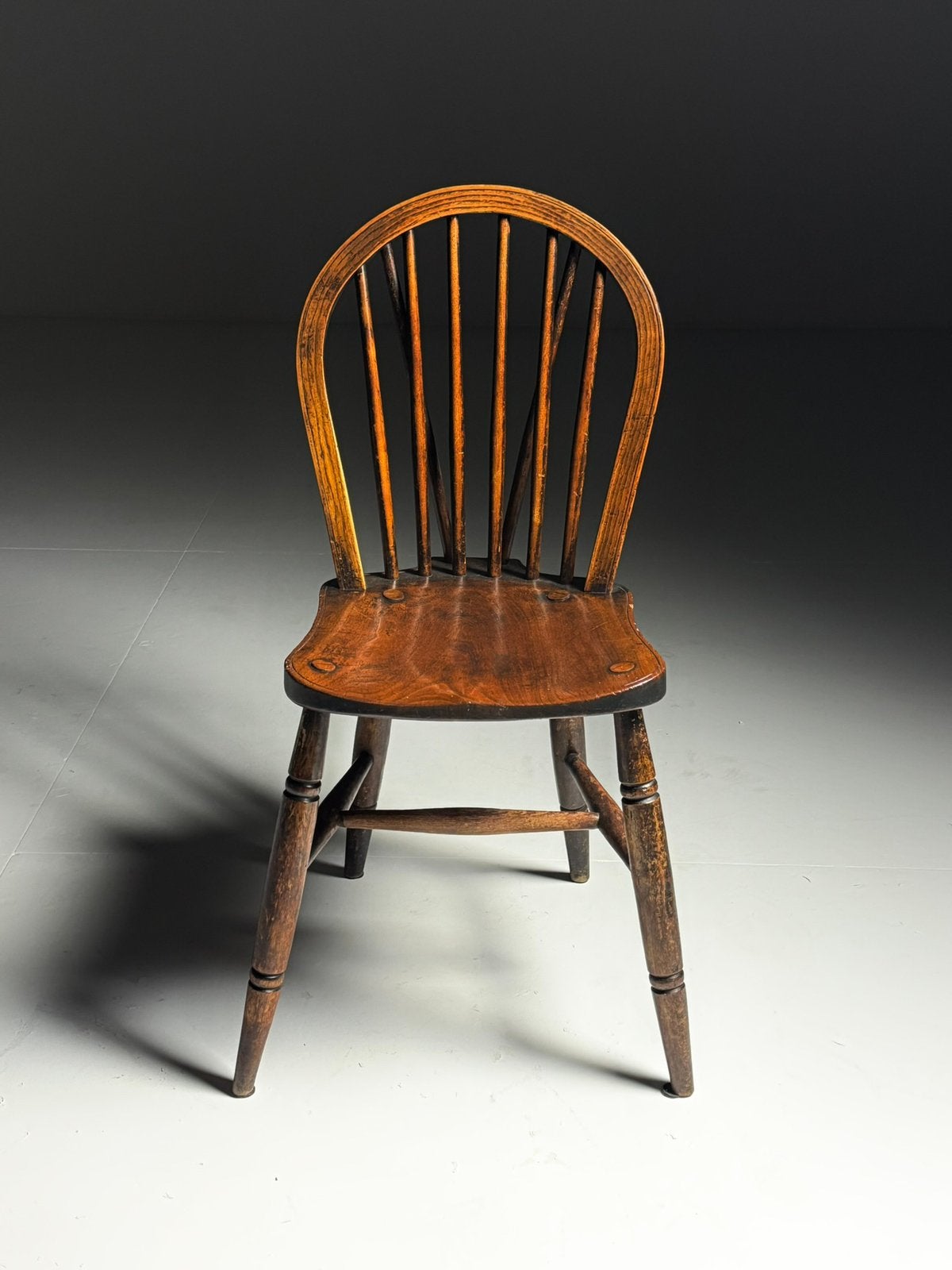 Set van 6 Windsor eetkamerstoelen engels antiek