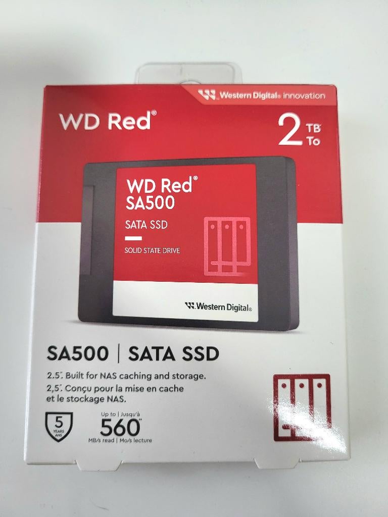 WD SA500 2TB SSD nieuw, Computers en Software, Harde schijven, Intern, 2TB, Server, Nieuw