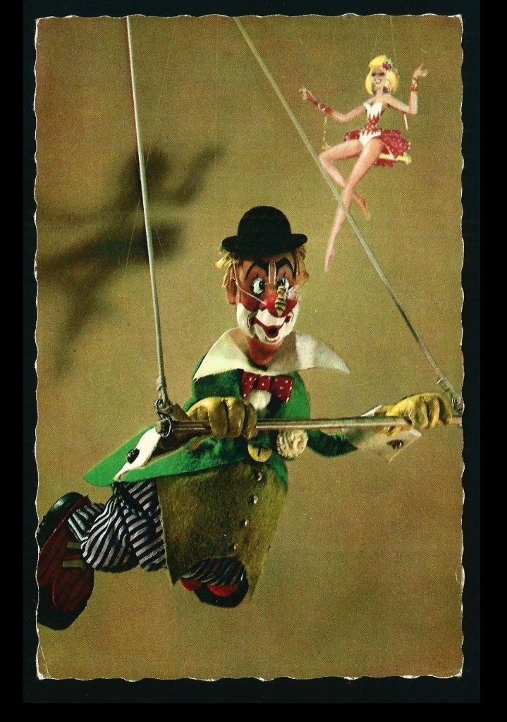 Joop Geesink Circus X17, Ophalen of Verzenden, 1940 tot 1960, Gelopen, Sterren en Beroemdheden