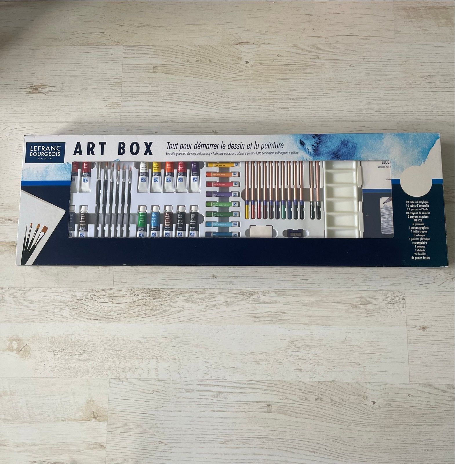 Lefranc Bourgeois Art Box - Complete Tekenset, Ophalen of Verzenden, Nieuw, Acrylverf