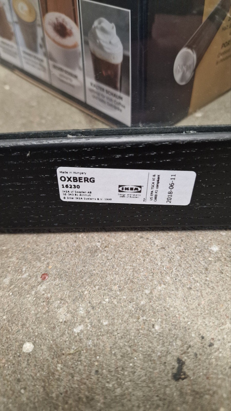 4x IKEA Oxberg deur voor Billy boekenkast, donkerbruin, Ophalen of Verzenden, 25 tot 50 cm, Minder dan 50 cm, Minder dan 100 cm