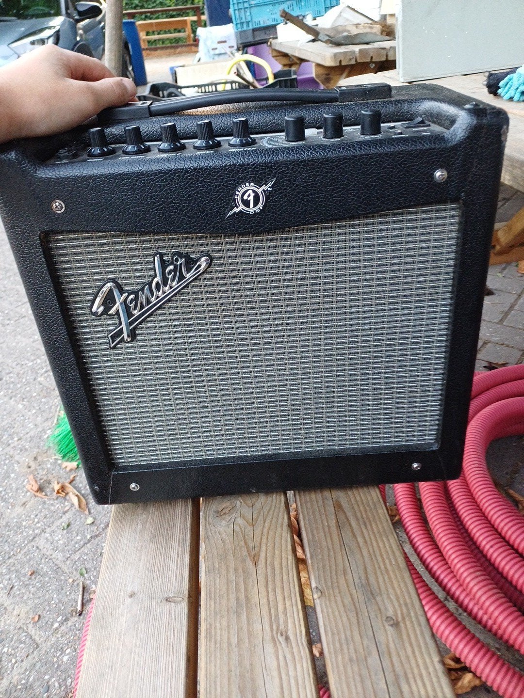 Fender Mustang I V.2 gitaarversterker, Ophalen, Gebruikt, Gitaar, Minder dan 50 watt
