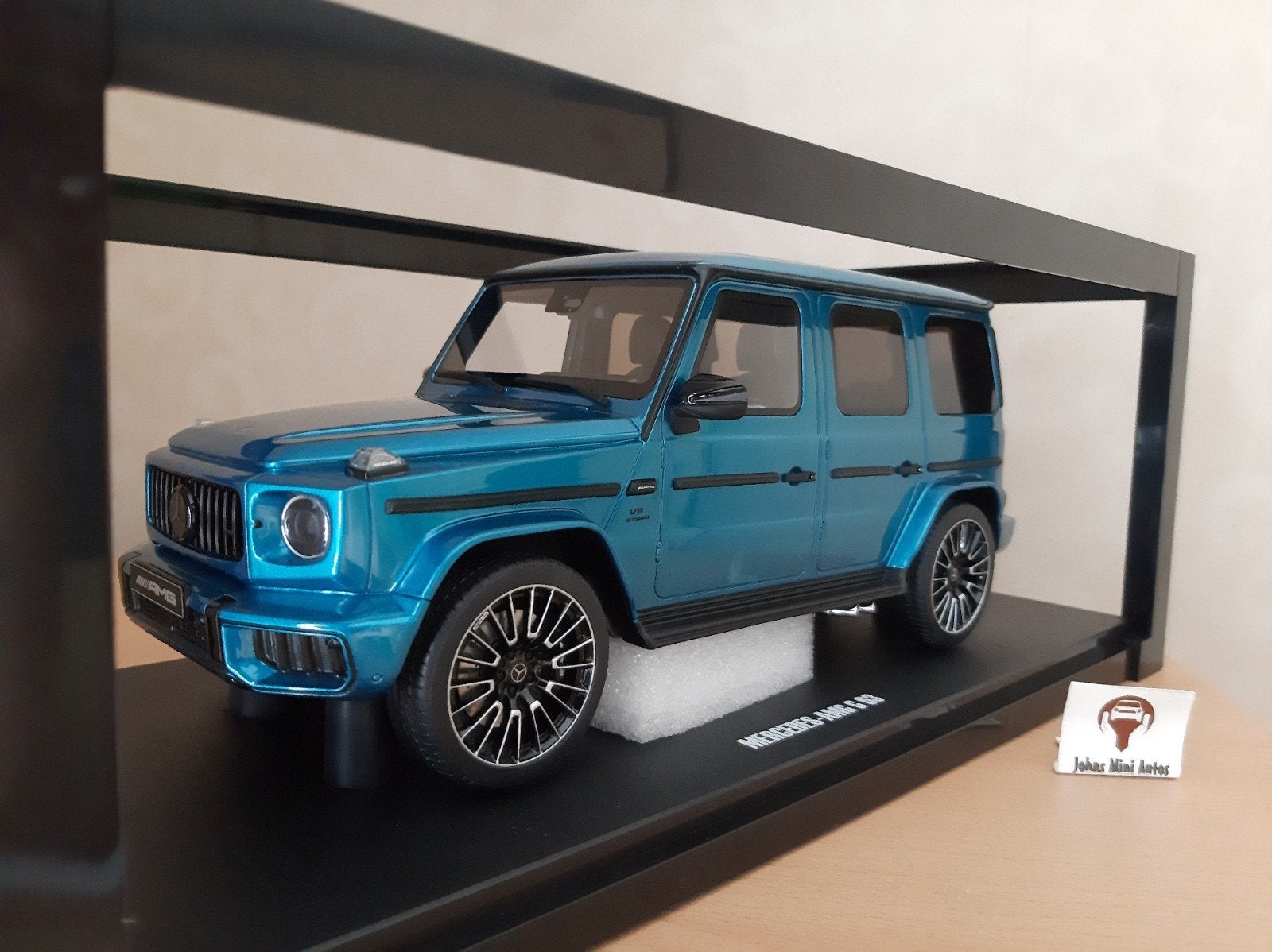 Mercedes G63 AMG 2024 Hyper Blue Magno van GT Spirit 1:18, Overige merken, Auto, Nieuw, Ophalen of Verzenden