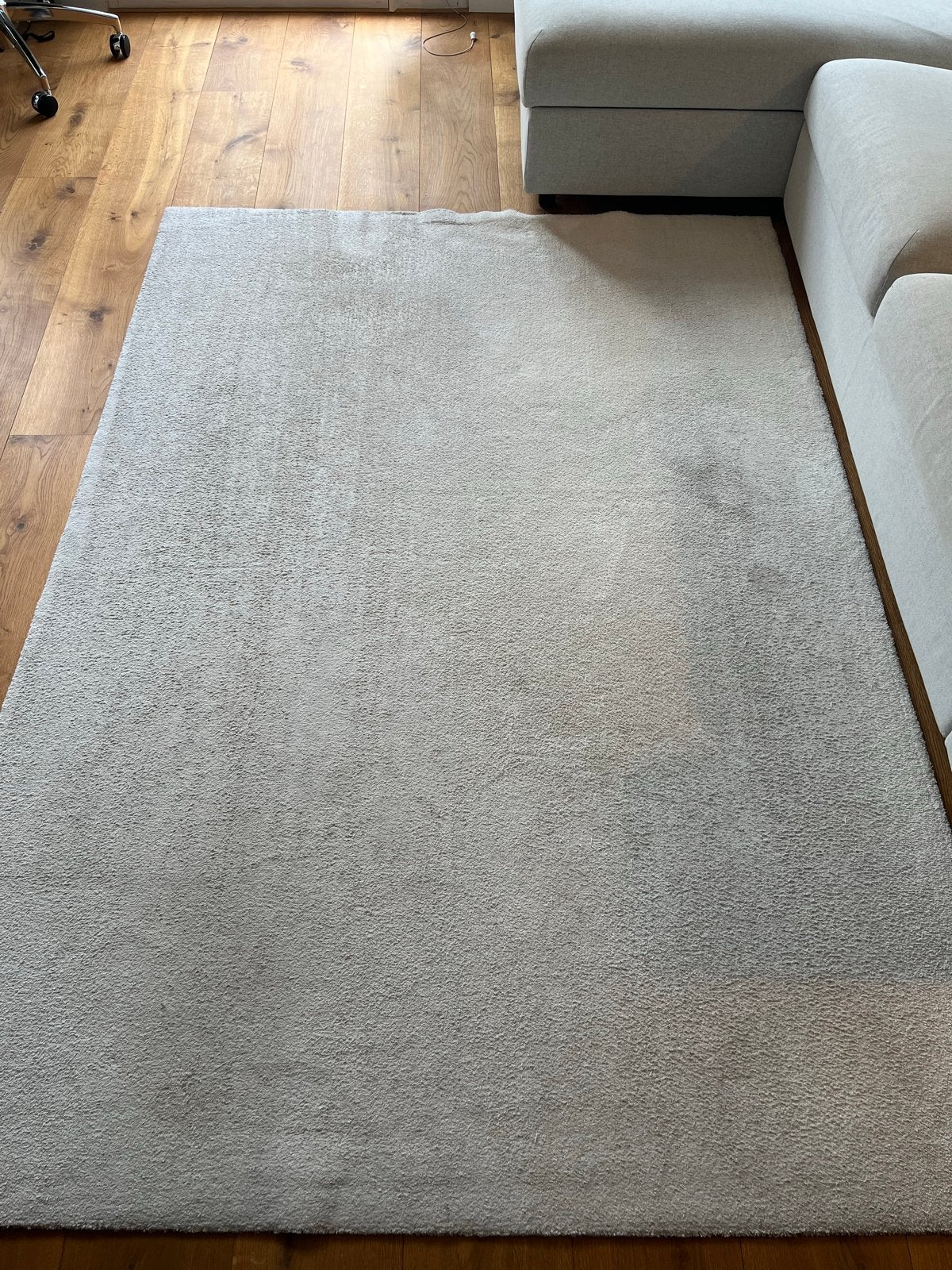 IKEA Knardrup vloerkleed - Off-white, 160x230cm, Ophalen, Gebruikt, 150 tot 200 cm, 200 cm of meer
