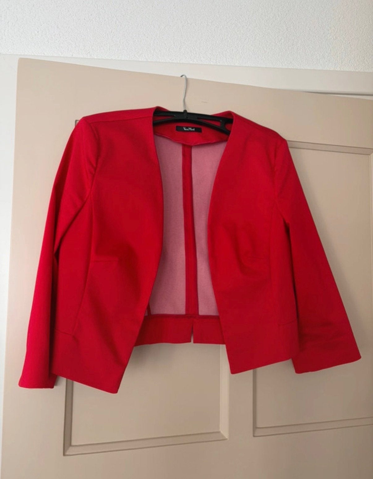 Vera Mont rood jasje maat 38/40 (M), Maat 38/40 (M), Verzenden, Zo goed als nieuw, Jasje