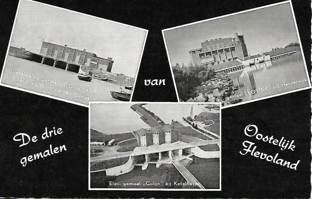 Flevoland- -3-luik., Verzenden, 1960 tot 1980, Ongelopen, Flevoland