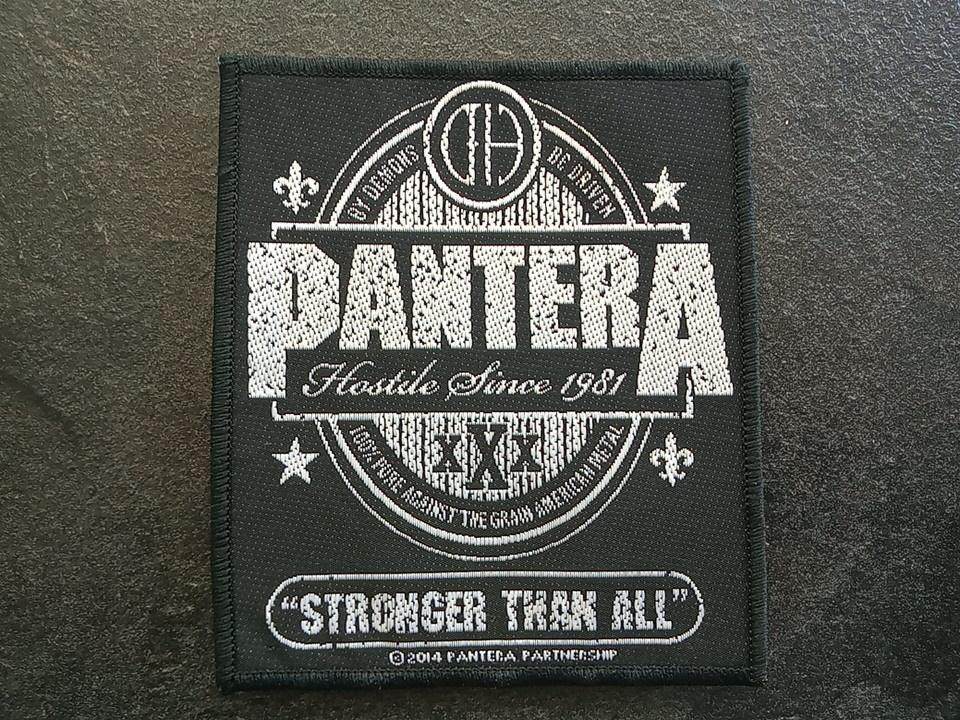 Pantera leuke stronger than all  2014 patch p167 metal, Verzenden, Nieuw, Kleding