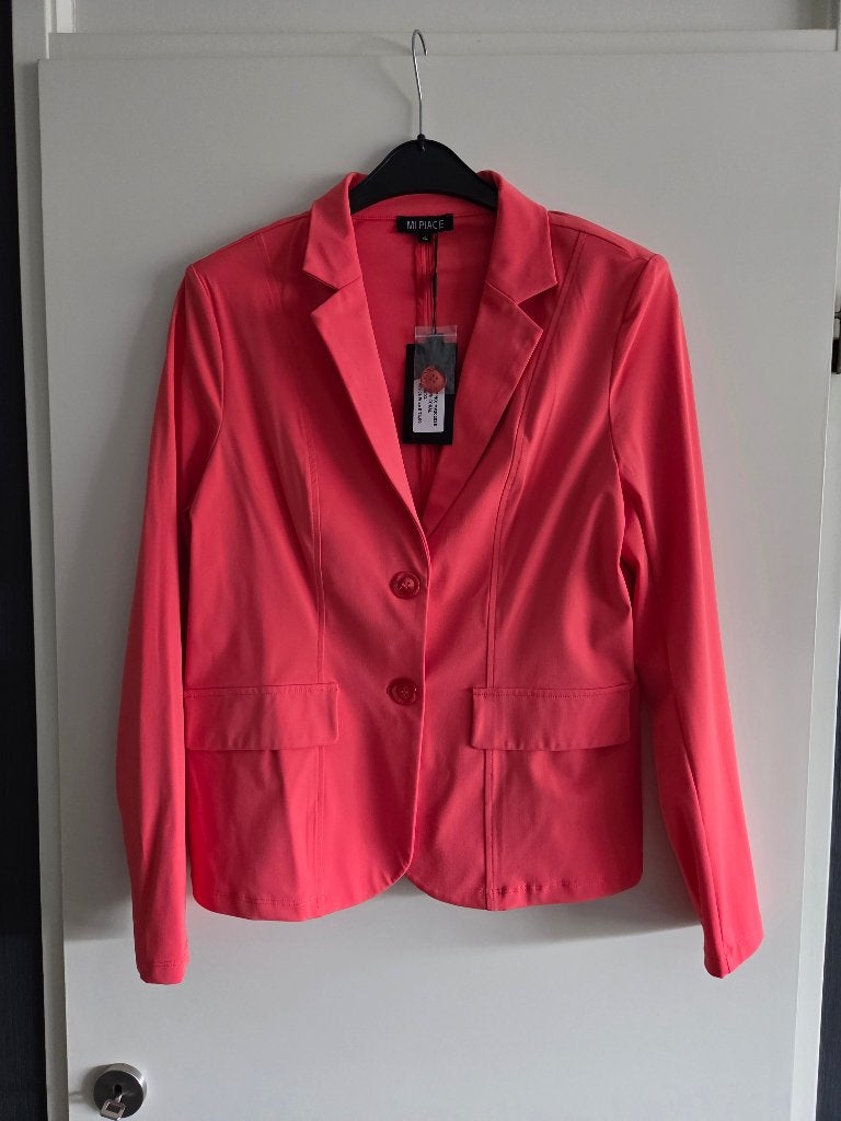 Mi Piace blazer XL  koraal kleur, Mi Piace, Overige kleuren, Maat 46/48 (XL) of groter, Nieuw