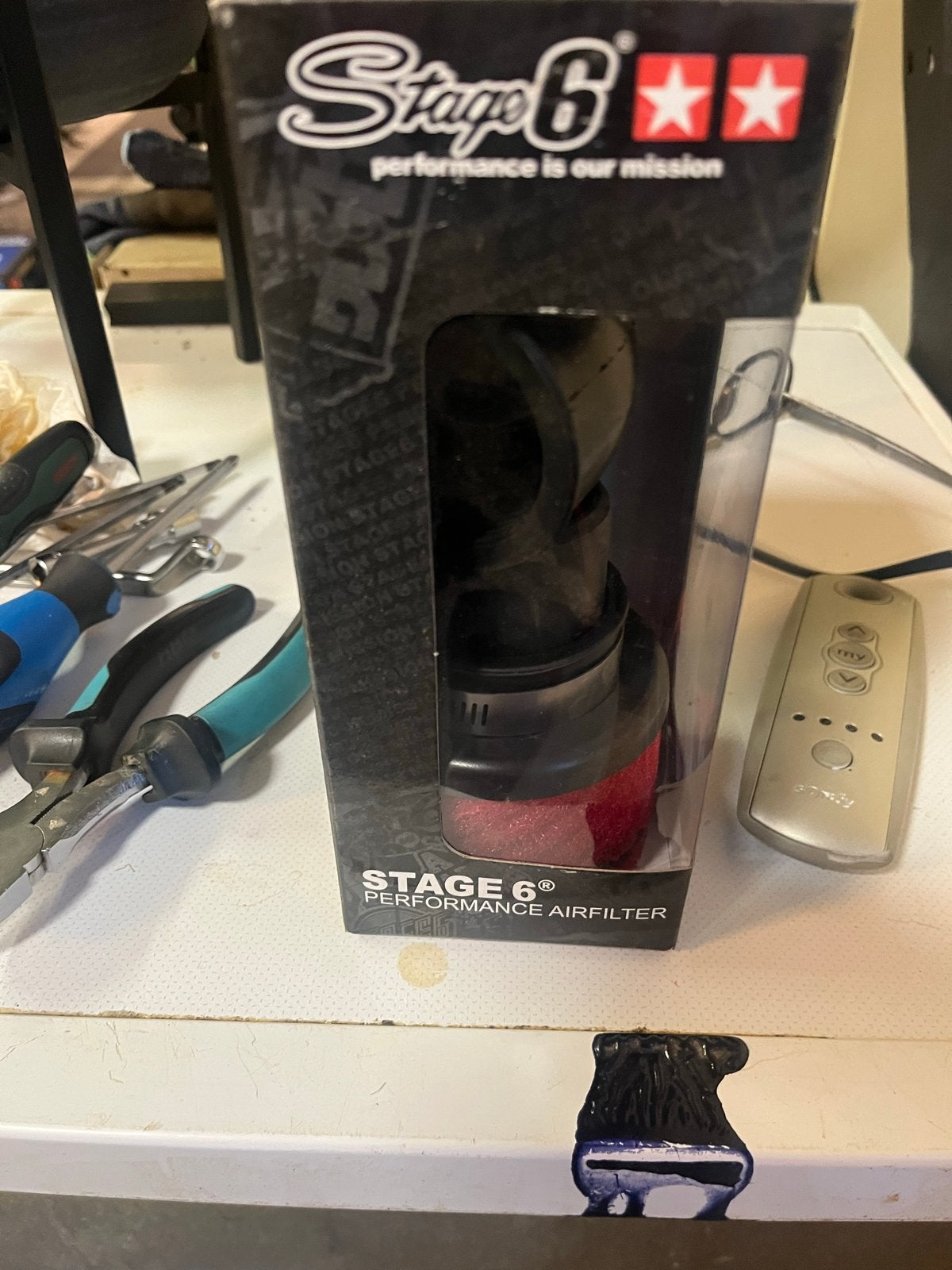 Nieuw Stage6 Racing Luchtfilter D.28-48MM Rood, Ophalen of Verzenden, Nieuw, Overige typen, Overige merken