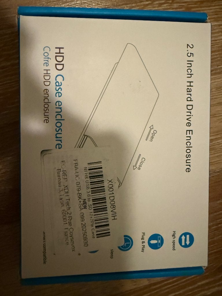 2.5 inch hard drive enclosure, Computers en Software, Ophalen of Verzenden, Nieuw, Laptop, USB