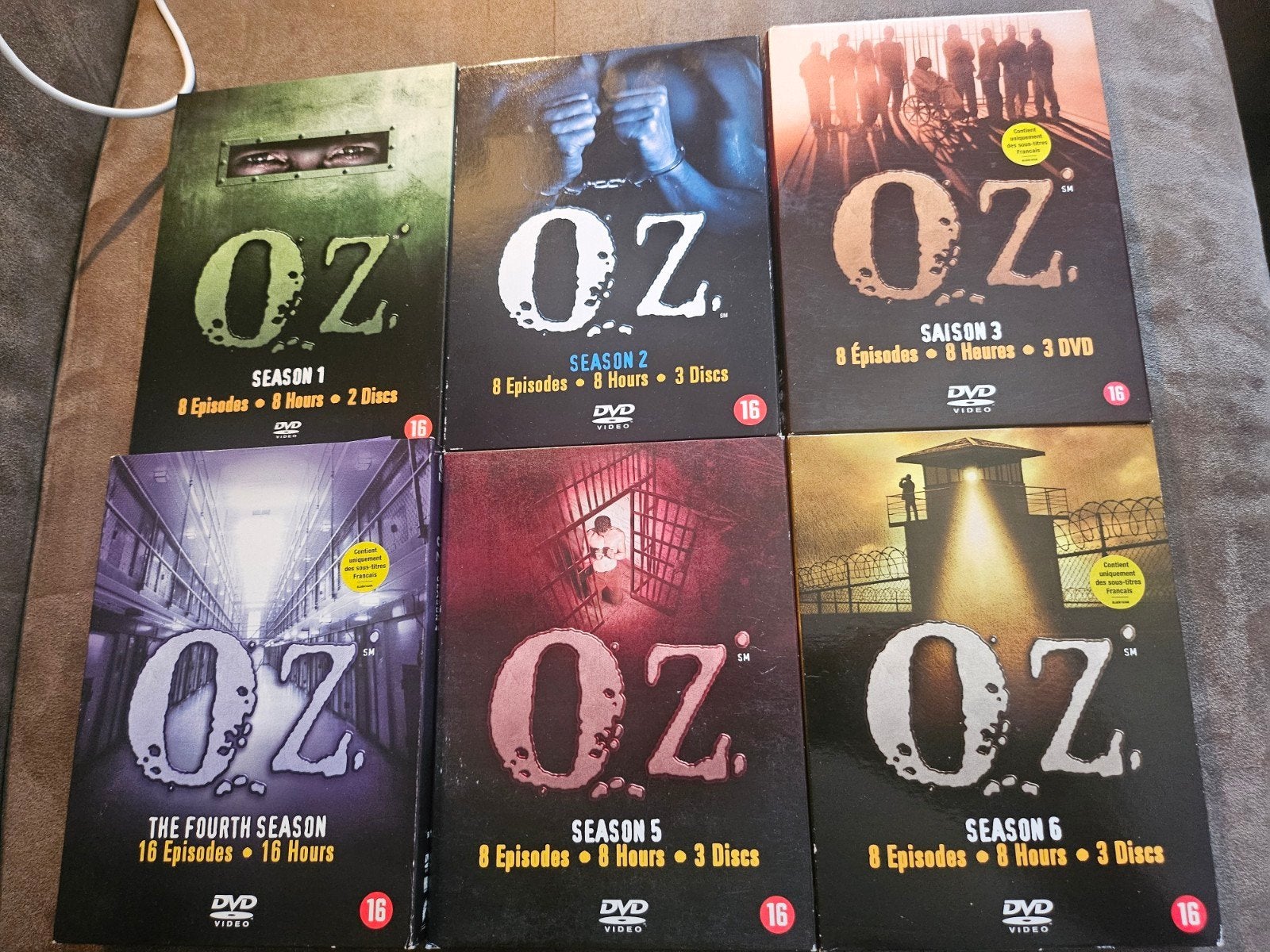 OZ Complete Serie DVD Boxset - Seizoen 1 t/m 6, Engels, Vanaf 16 jaar, Misdaad, Nederlands