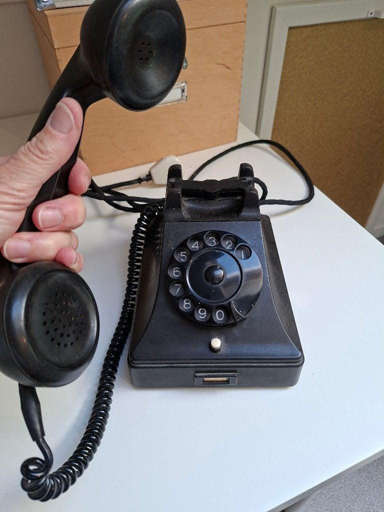 Bakeliet telefoon ptt (werkend), Telecommunicatie, Ophalen, Gebruikt, Bakeliet