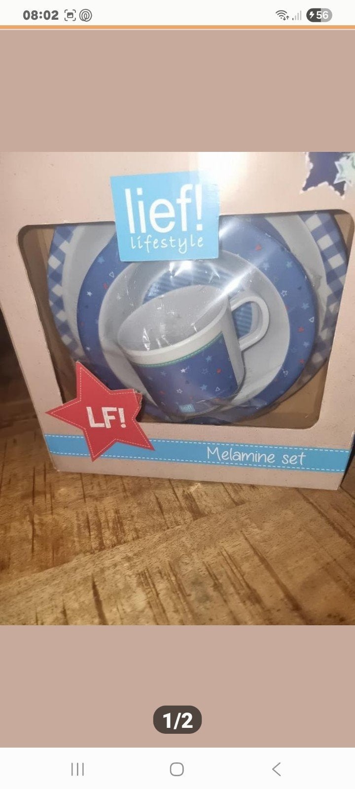 Nieuw in doos    Merk lief kinder set, Ophalen of Verzenden